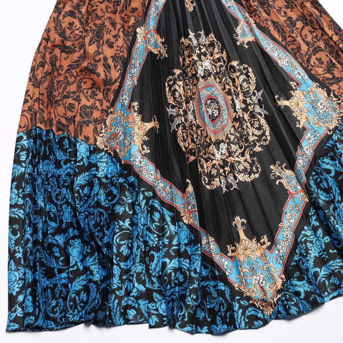 Sandro Sandro Ivona Printed Multicoloured Mid Skirt Pleated Size 25" / US 0 / IT 36 - 14 Thumbnail