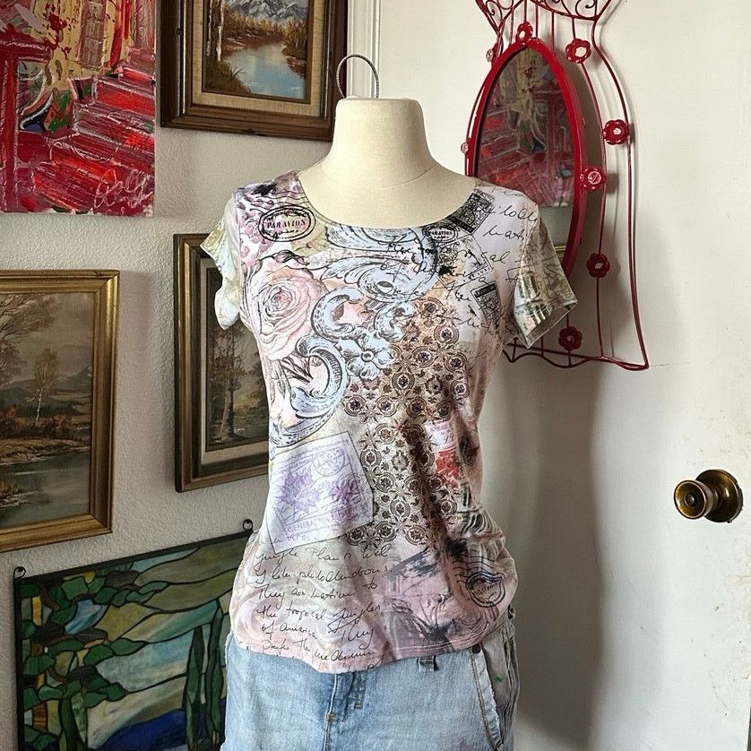 Other notations floral multicolored graphic shirt Size M / US 6-8 / IT 42-44 - 1 Thumbnail