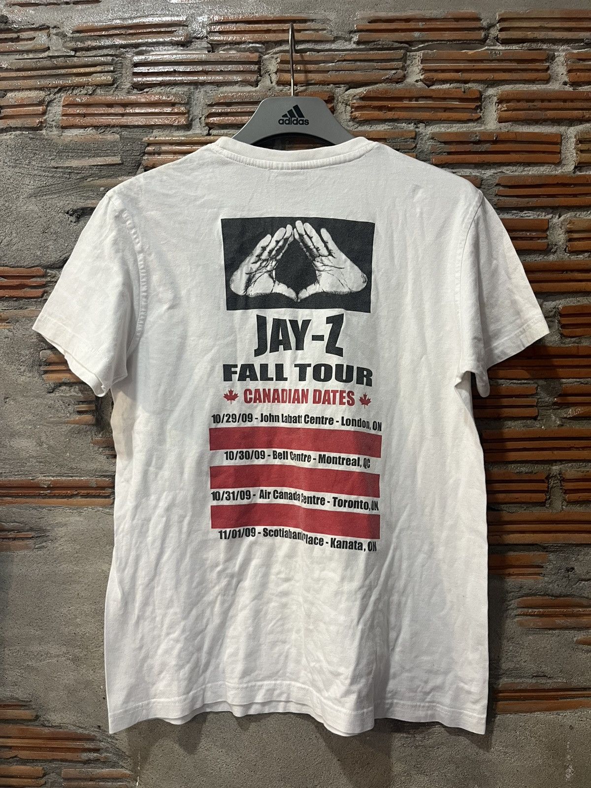 Band Tees Vtg JAY-Z FALL TOUR canadian 09’s promo Tshirt Size US M / EU 48-50 / 2 - 3 Thumbnail