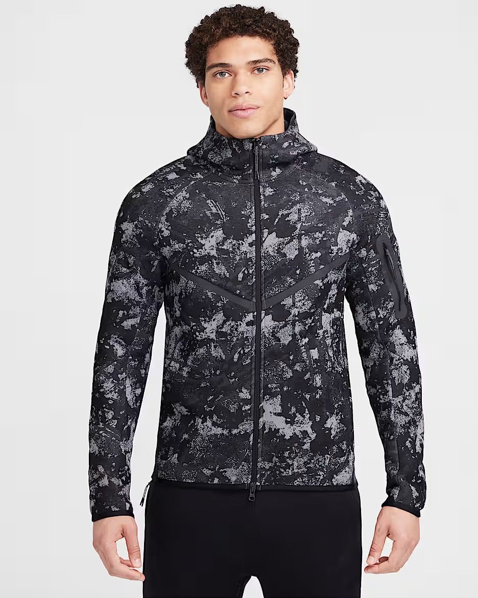 Nike Nike Tech Windrunner Fleece Full-Zip Hoodie Black Size US S / EU 44-46 / 1 - 1 Thumbnail