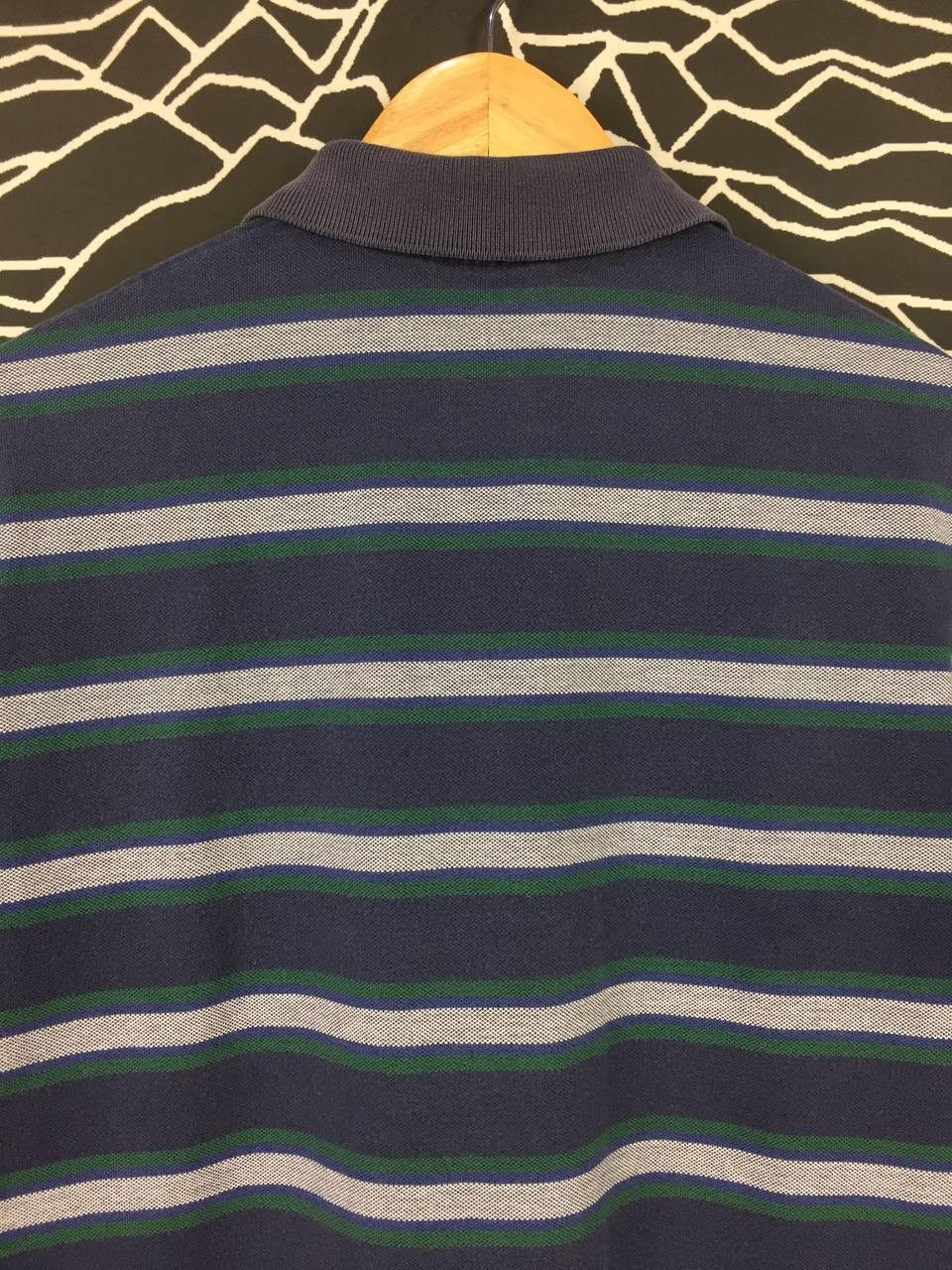 Lacoste Vtg Chemise Lacoste Striped Ringer Polo Tee Size US M / EU 48-50 / 2 - 7 Thumbnail
