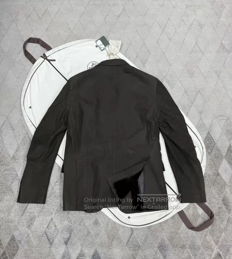 Loro Piana Loro Piana Suede Lamb Fur Fur Jacket, Cowhide Shell, Water Size US L / EU 52-54 / 3 - 7 Thumbnail