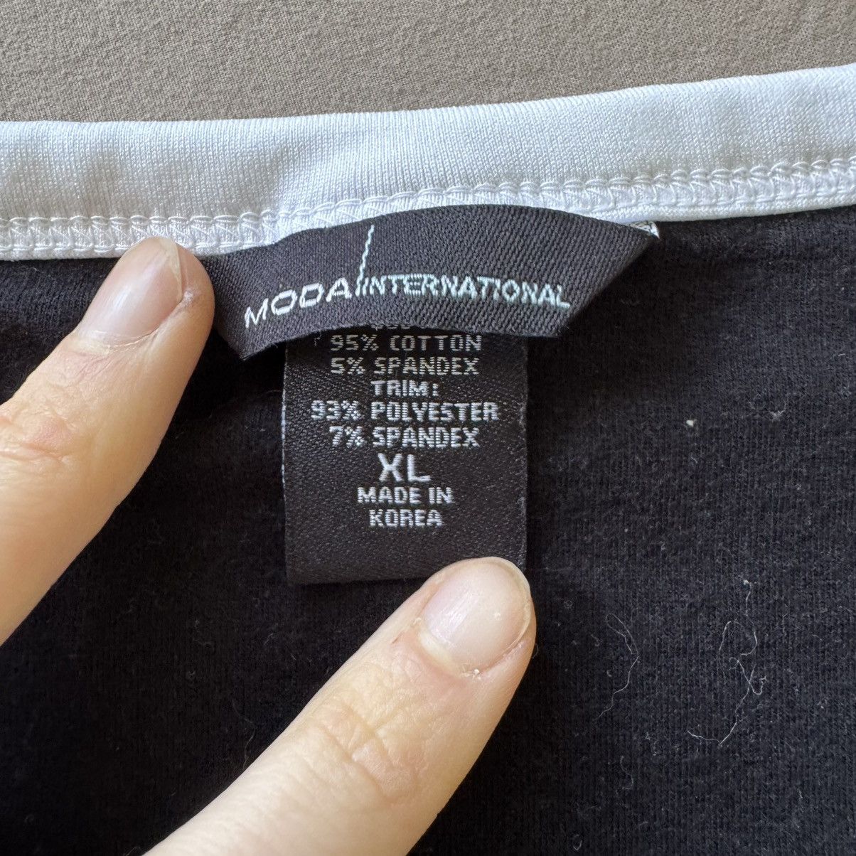 Other Moda International Piped V-Neck Top Size XL / US 12-14 / IT 48-50 - 4 Thumbnail