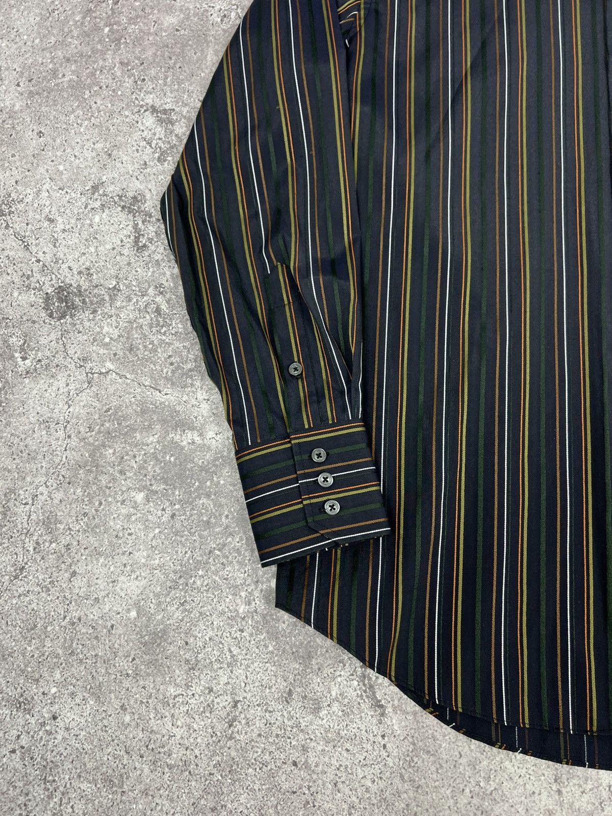 Dolce & Gabbana Vintage Dolce & Gabbana Striped Button Up Shirt Long Sleeve Size US XL / EU 56 / 4 - 8 Thumbnail
