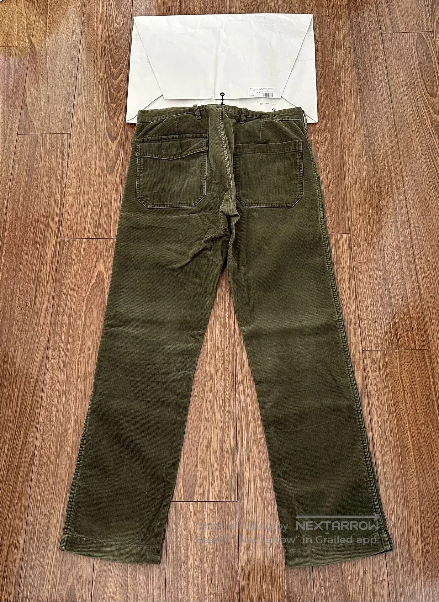 Visvim visvim scout corduroy pants in olive. Size US 32 / EU 48 - 2 Thumbnail