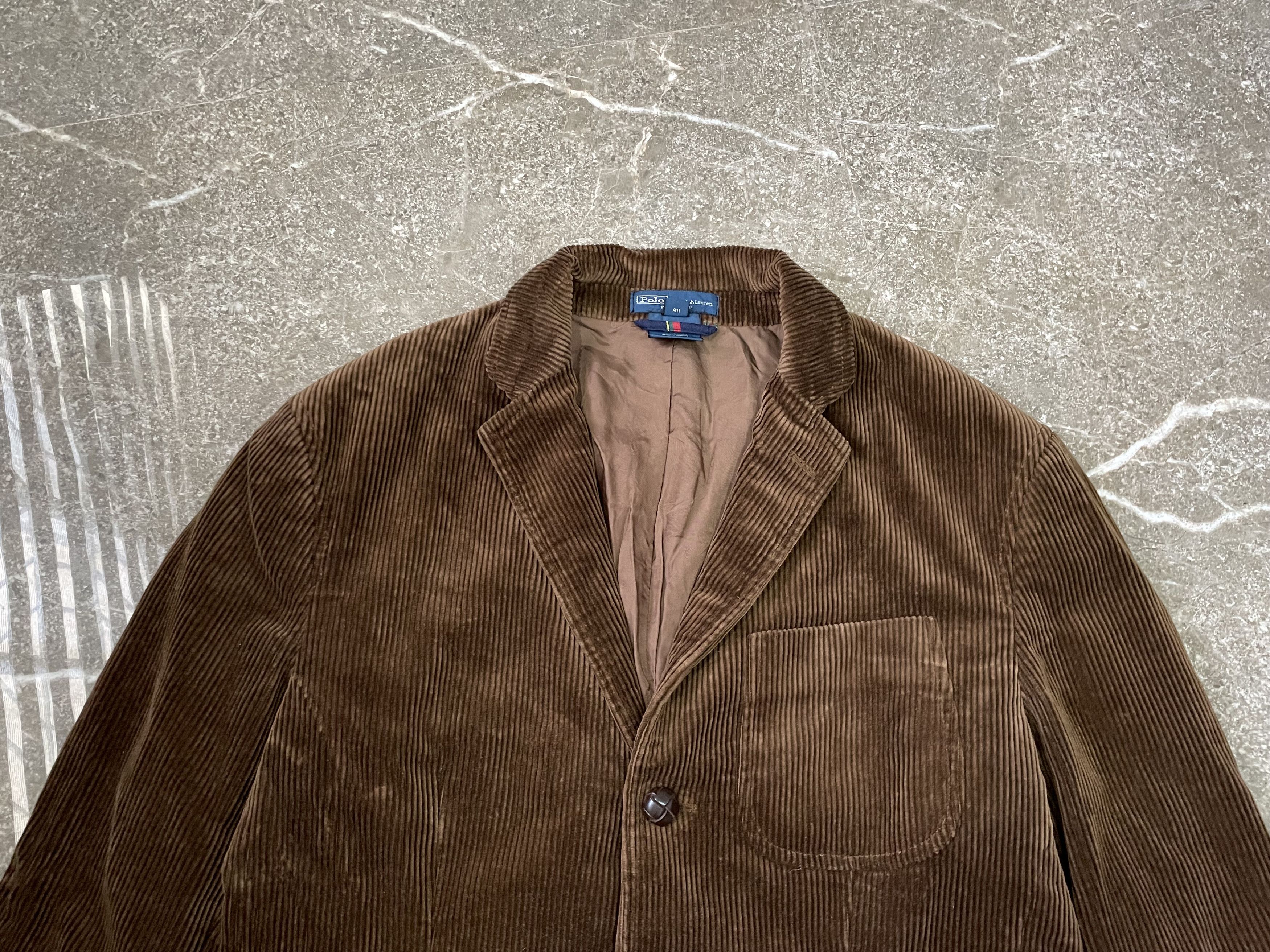 Polo Ralph Lauren × Ralph Lauren × Vintage Vintage Ralph Lauren Corduroy Blazer Jacket Size 38R - 2 Thumbnail