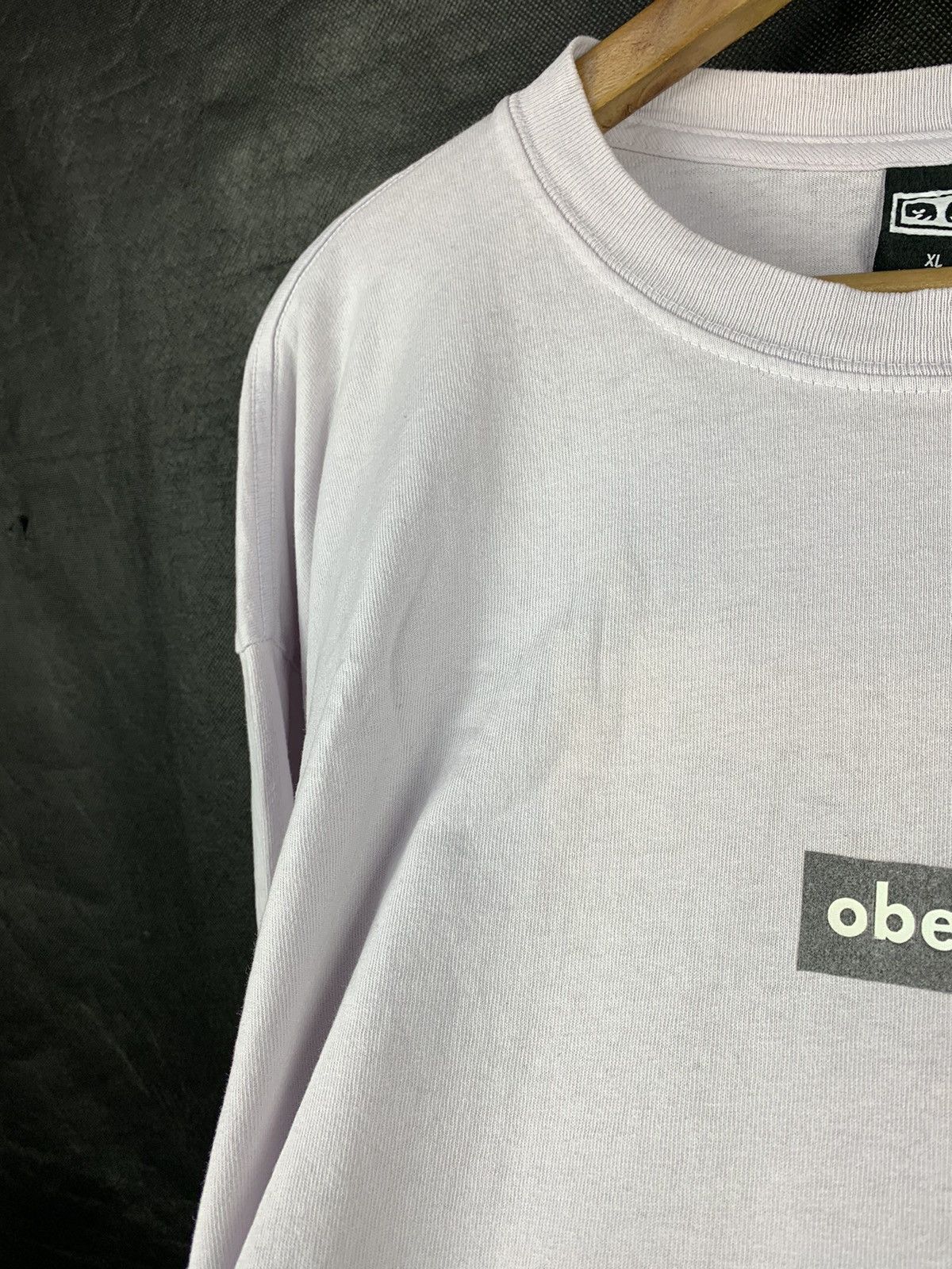 Obey Steals! Obey Box Logo Longsleeves Tee Size US XL / EU 56 / 4 - 4 Thumbnail