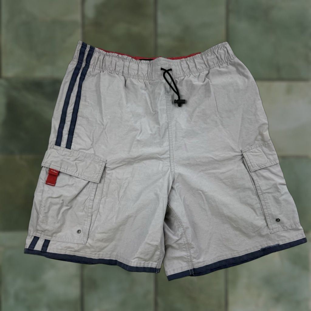 Vintage VINTAGE No Boundaries Swim Trunks Men/Medium Gray Hipster Grunge Y2K Swimsuit Bottom Size US 31 - 1 Thumbnail
