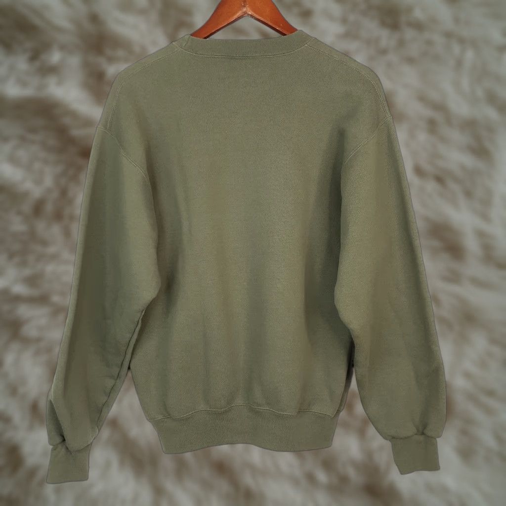 Soffe VINTAGE Soffe Sweatshirt Green USA Atlantic City New Jersey M Unisex Adults Crew Neck Long Sleeve Pullover Graphic Print Size US M / EU 48-50 / 2 - 1 Thumbnail