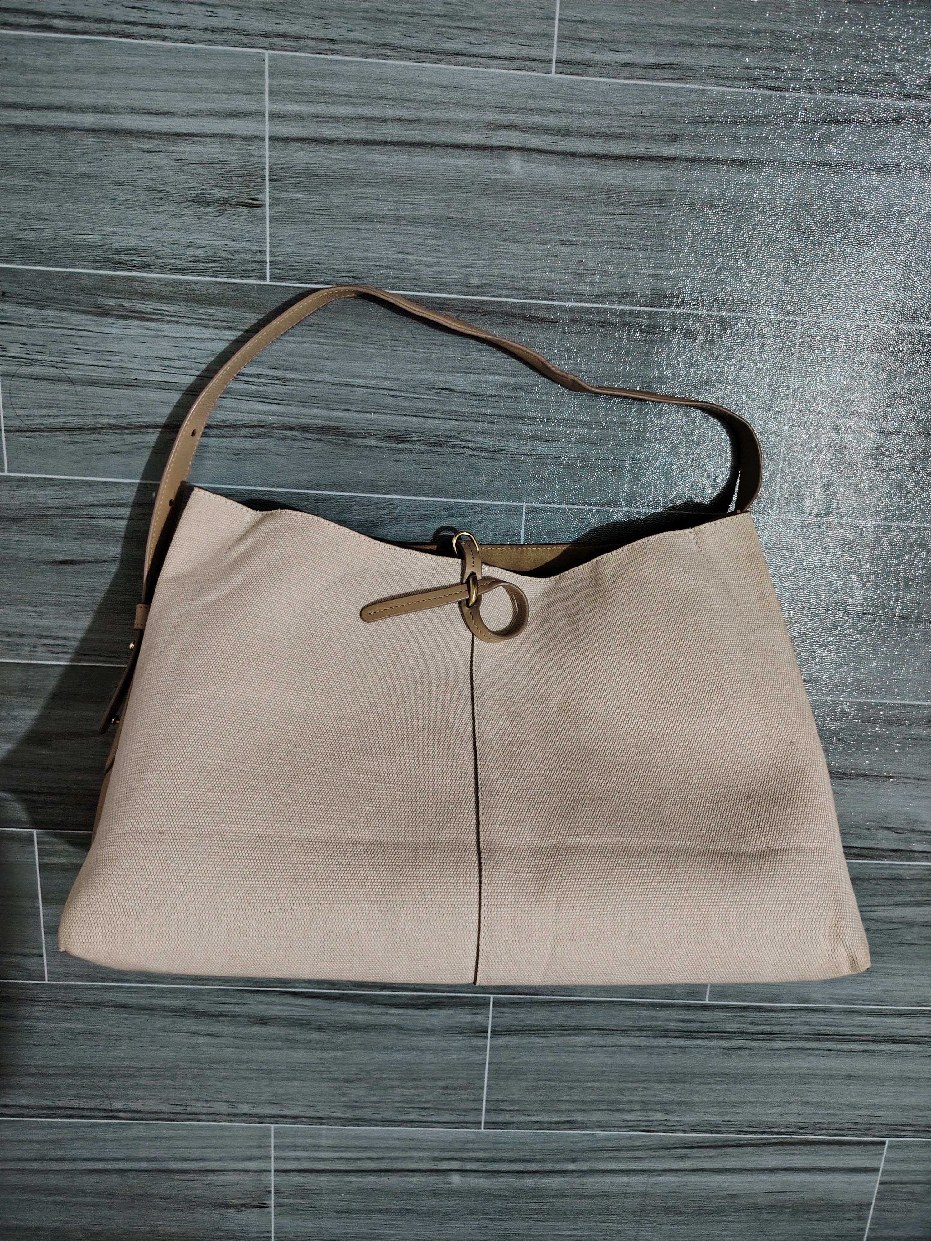 WANDLER - Large Canvas/Leather 'Ava' Tote Bag