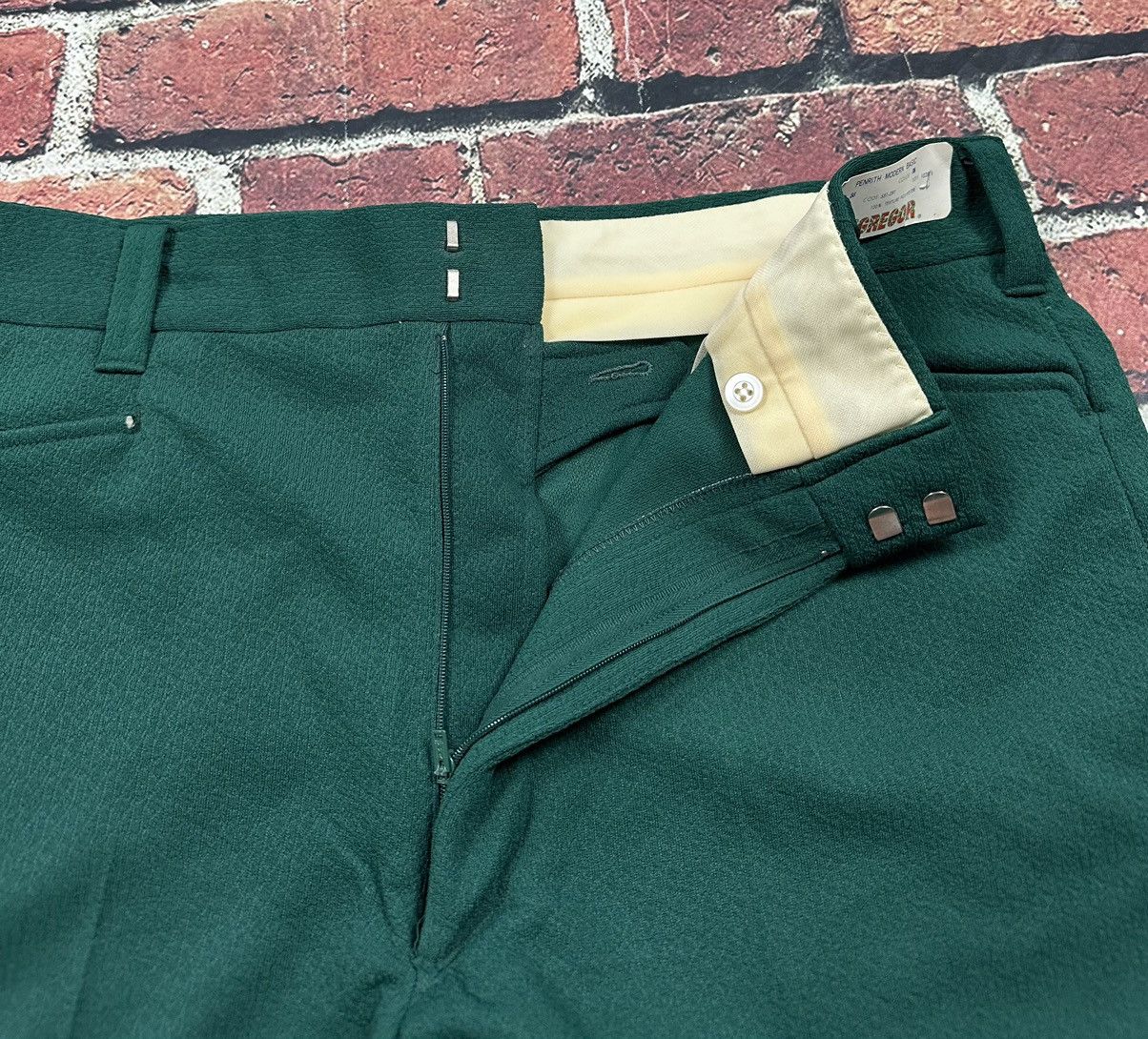 McGregor × Vintage Vintage McGregor Permanent Press Shorts 70s 80s Dark Green Size US 38 / EU 54 - 5 Thumbnail