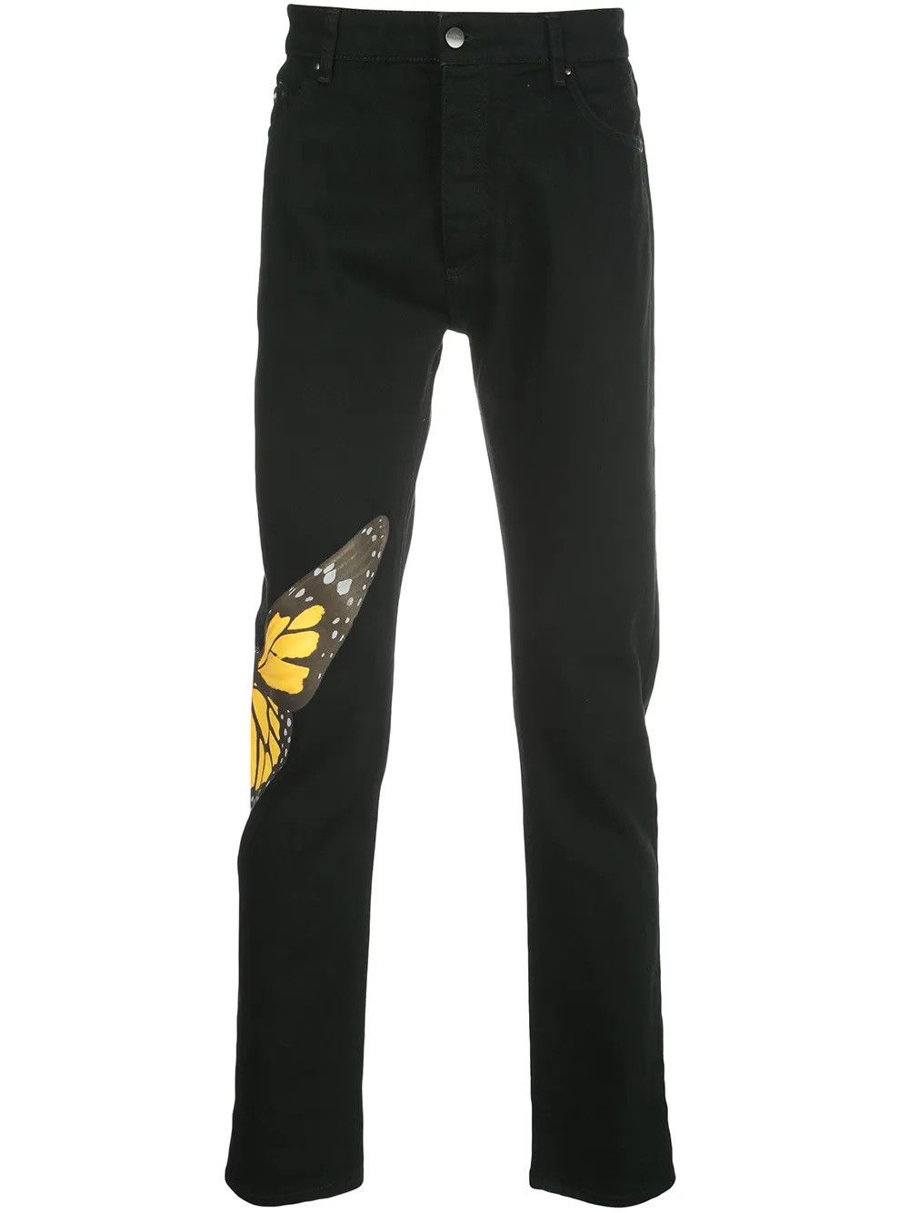 Palm Angels Palm Angels Butterfly Jeans Size US 34 / EU 50 - 1 Thumbnail