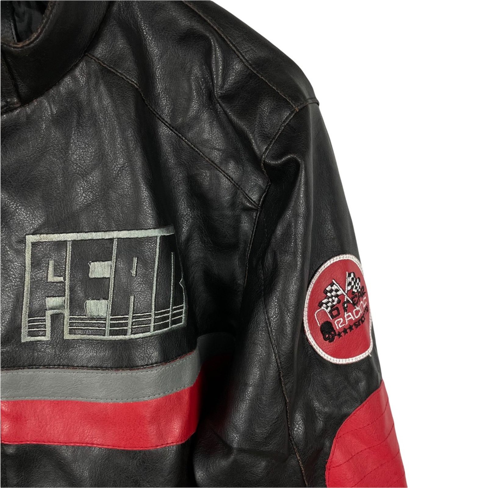 No Fear Vintage No Fear Racing Leather Jacket Size US S / EU 44-46 / 1 - 2 Thumbnail