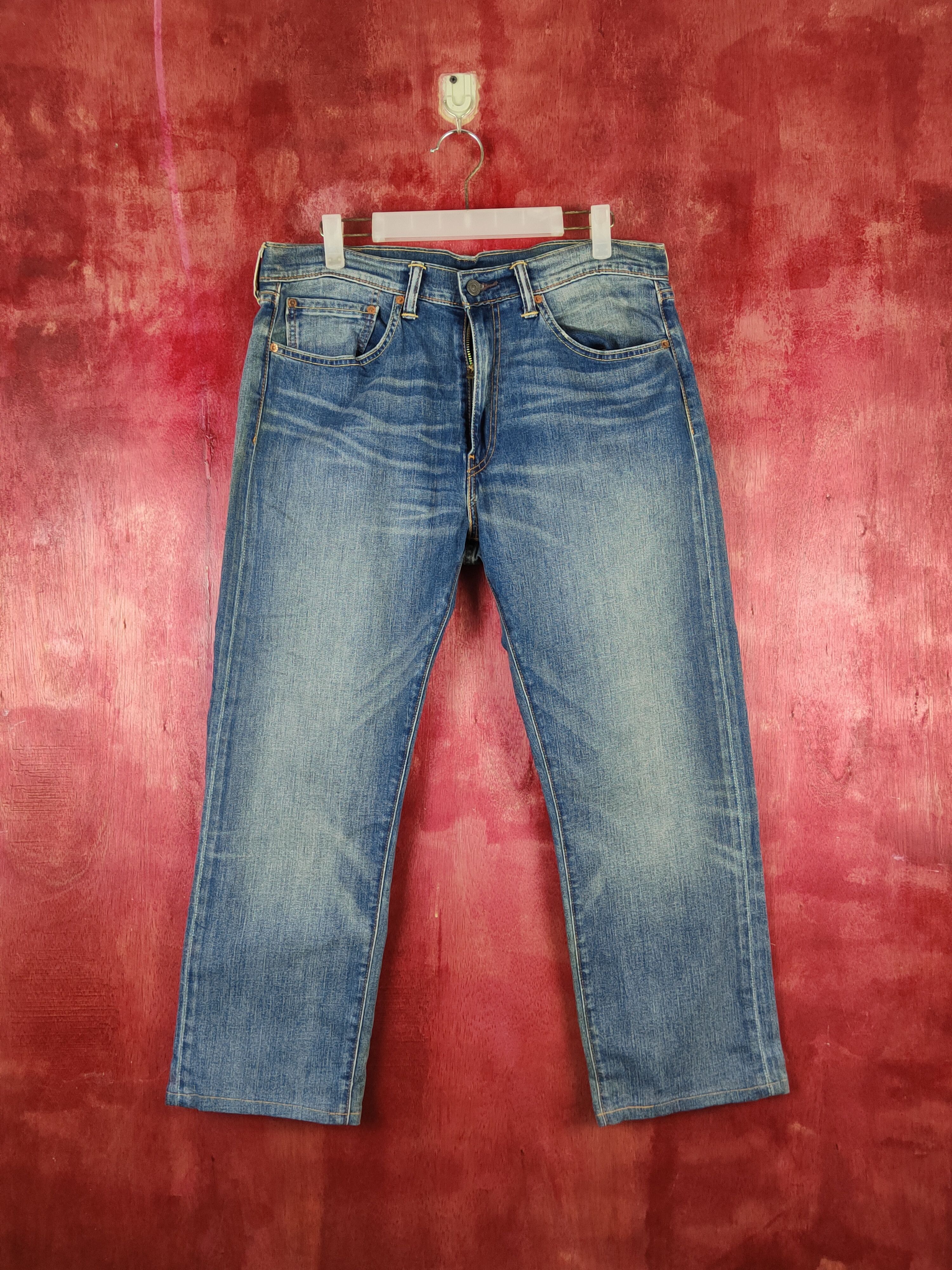 Japanese Brand × Levi's Levi's Blue Faded Distressed Ripped Jeans #S1835 Size US 34 / EU 50 - 1 Thumbnail