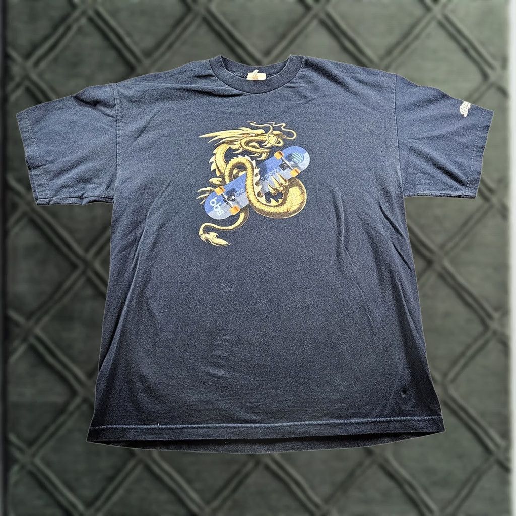 Vintage VINTAGE BBS Big Hill Sports Shirt Mens L Dragon Skateboard Graphic 90s Y2K Blue Short Sleeve Crew Neck Cotton Games Sports Dragon Mens Size US L / EU 52-54 / 3 - 1 Thumbnail