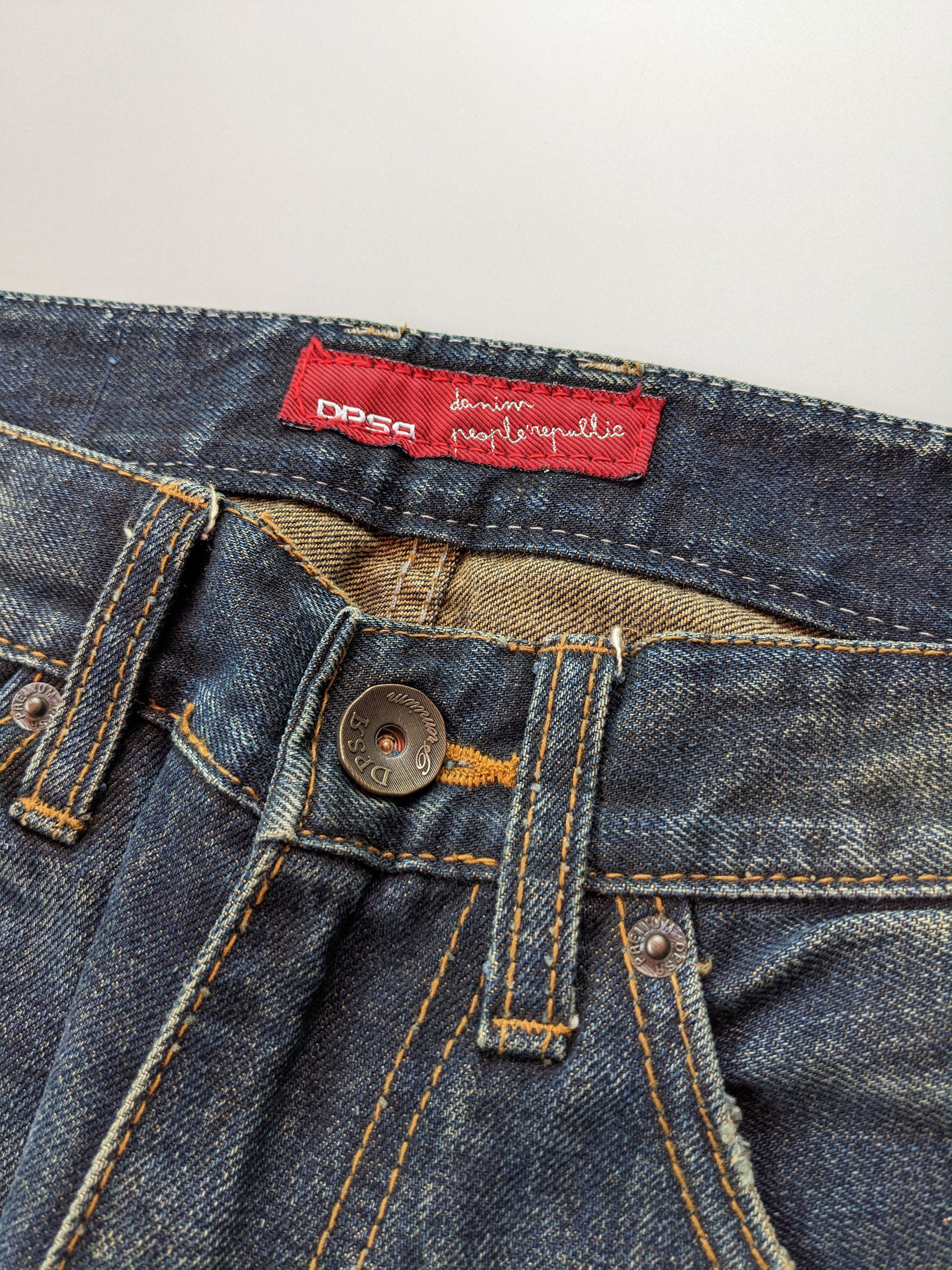 Japanese Brand DPSR indigo mudwash rusty jeans Size US 31 - 5 Thumbnail
