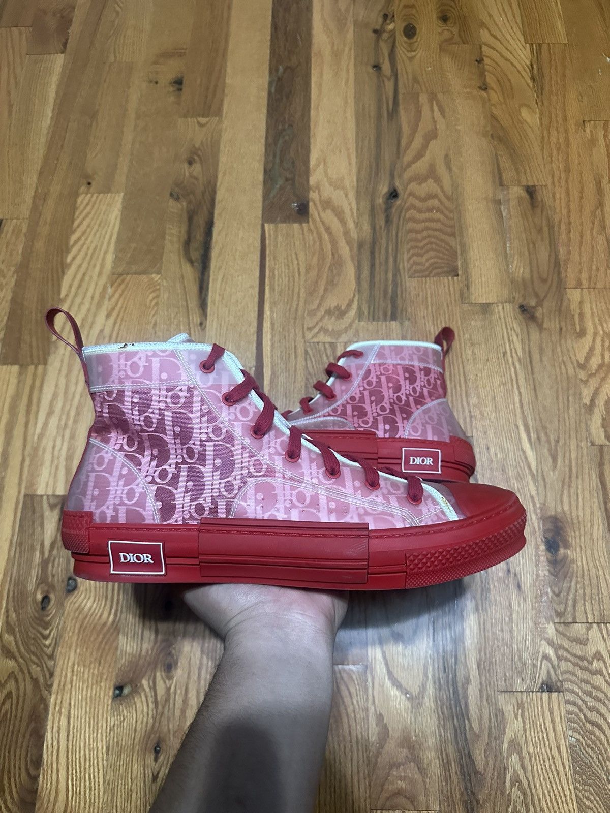 Dior B23 High Top Red