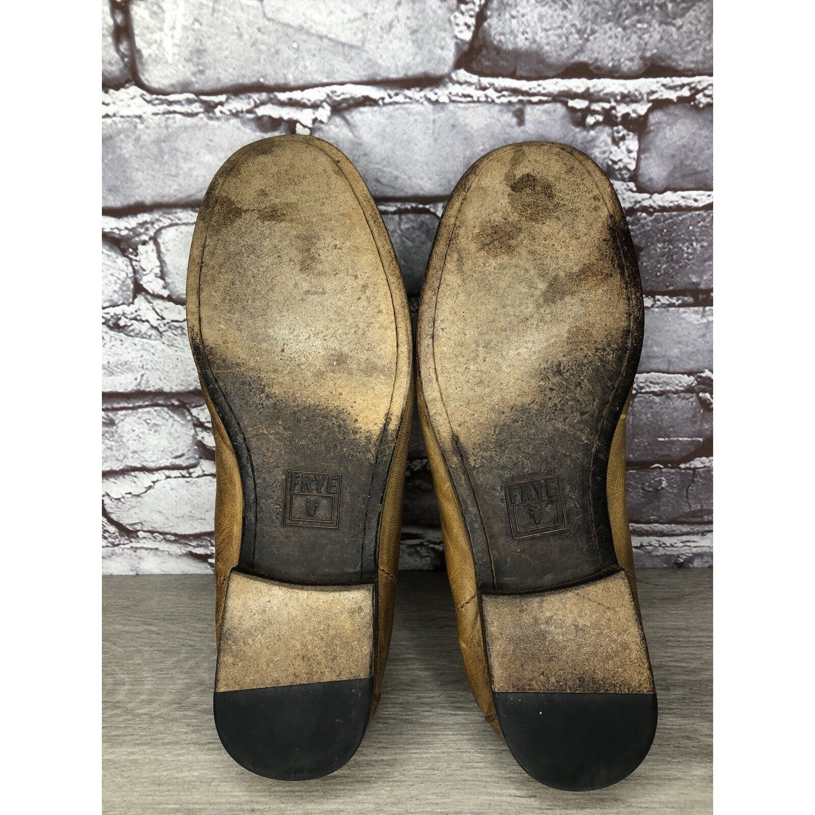 Frye FRYE Loafer Brown Leather Slip On Comfort Moccasin Driver Me Size US 11 / EU 44 - 24 Thumbnail