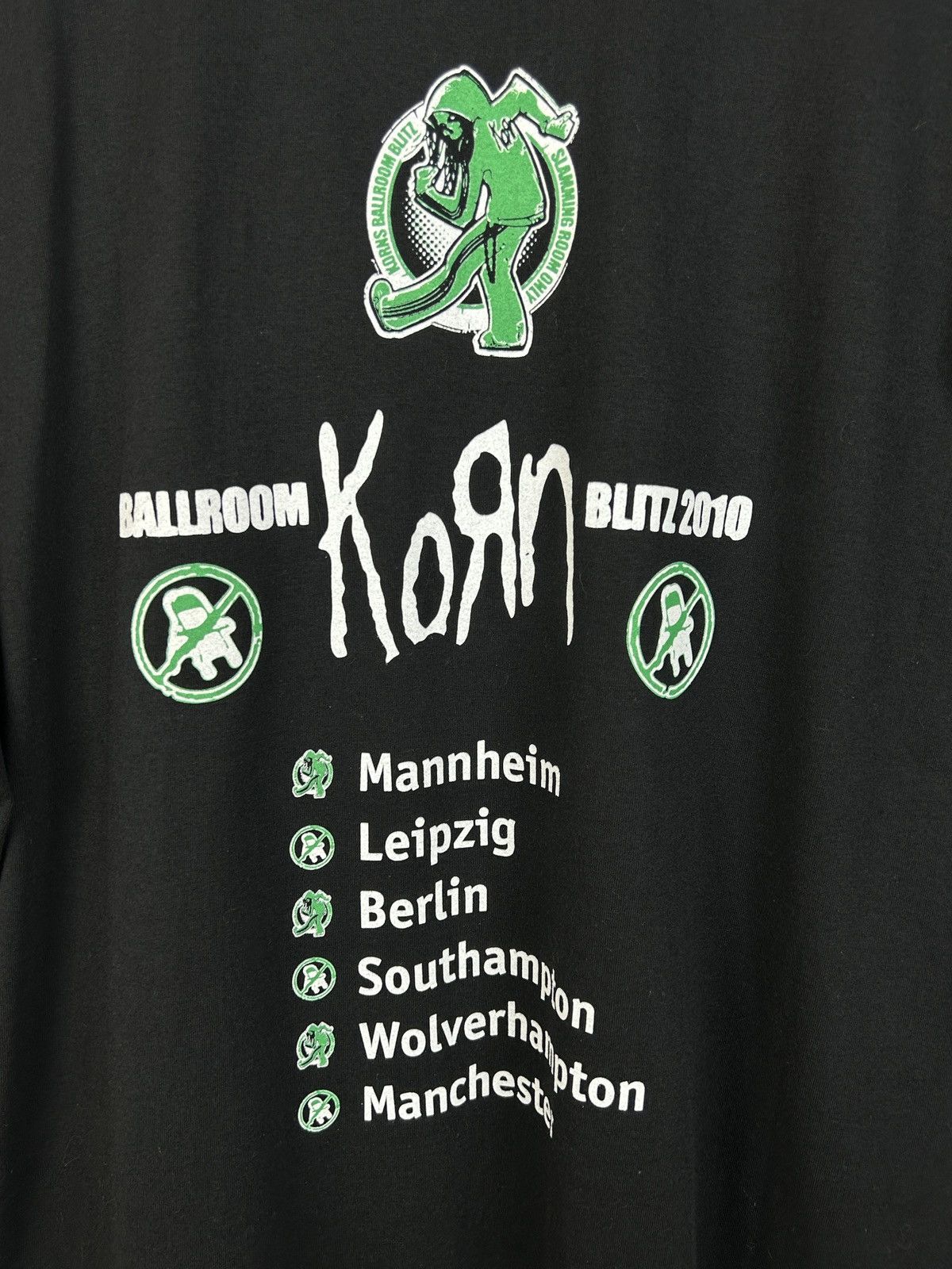 Band Tees Vintage Korn 2010 Ballroom Blitz Tour T-Shirt Size XXL Size US XXL / EU 58 / 5 - 5 Thumbnail