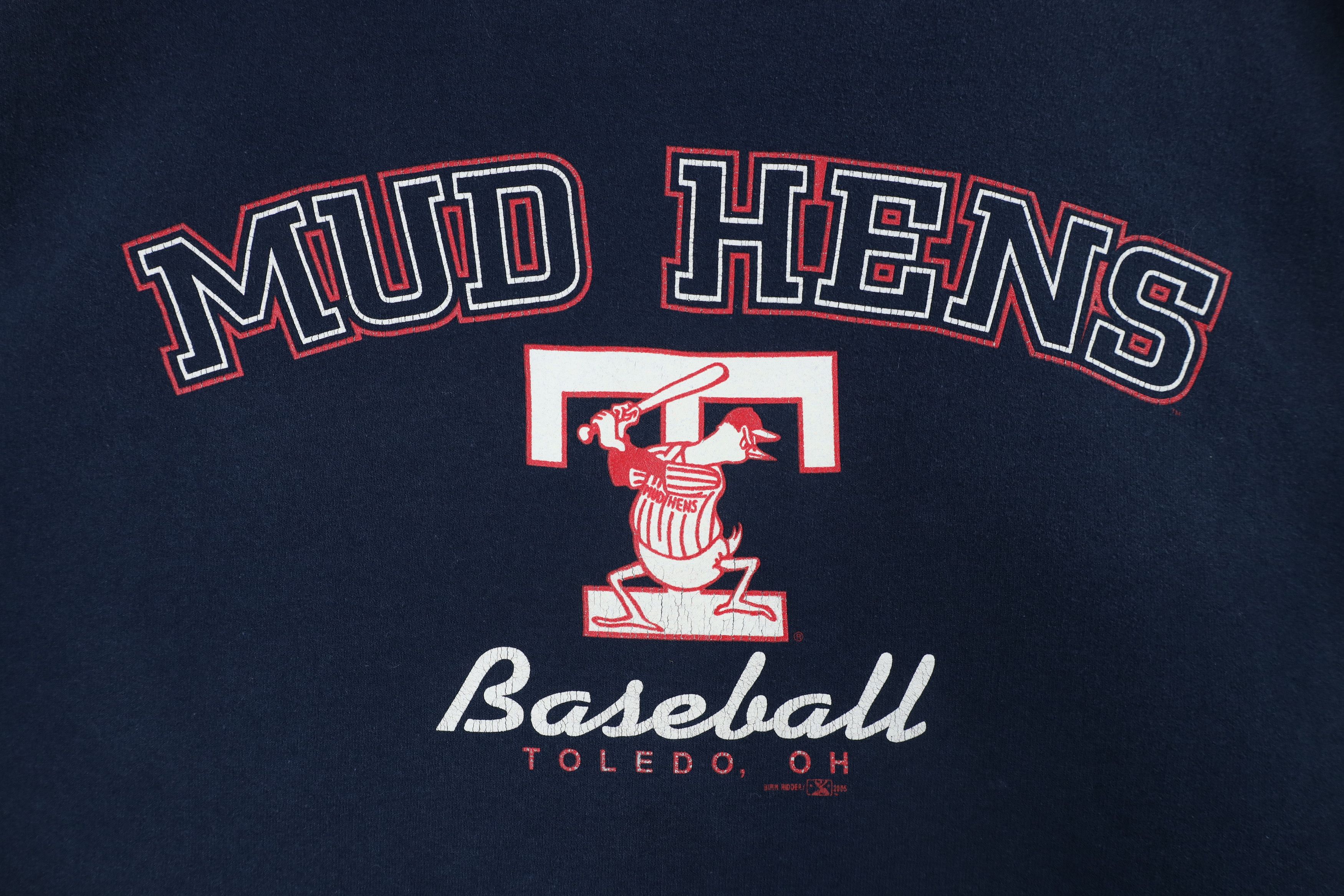 Vintage Vintage Y2K 2005 Baseball Toledo Mud Hens Sweatshirt Blue Size US XXL / EU 58 / 5 - 4 Thumbnail