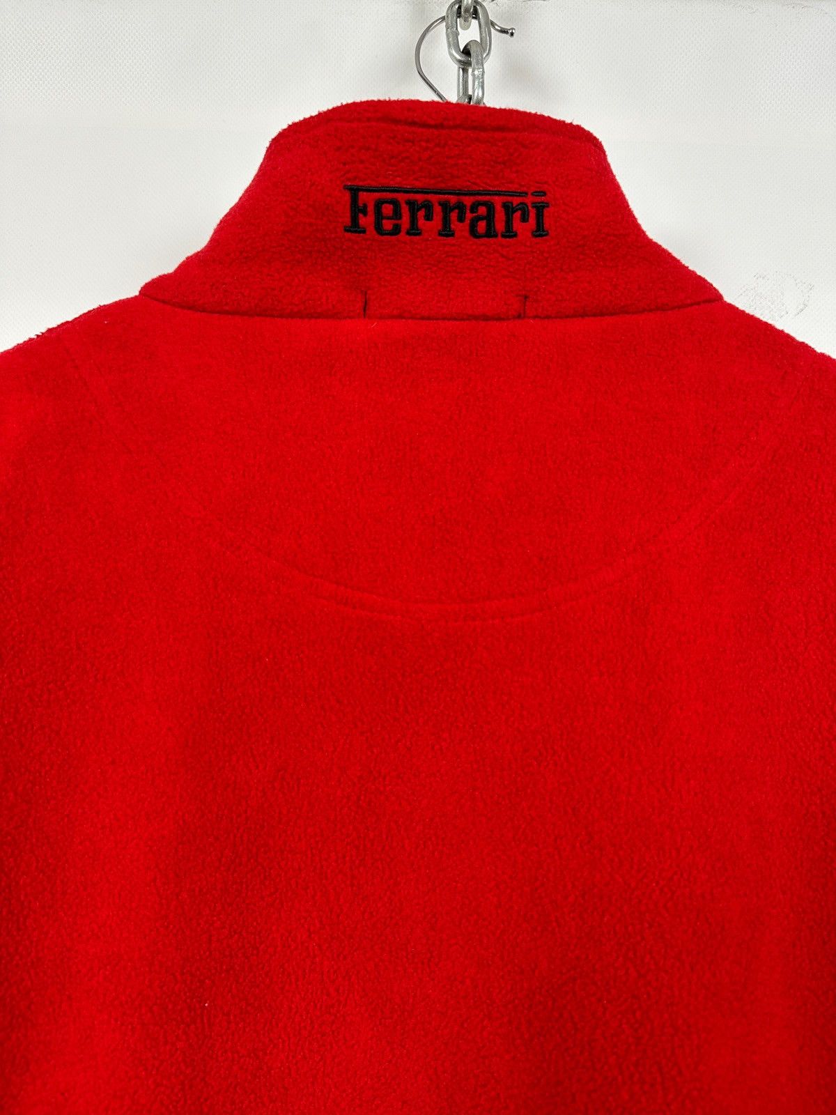 Ferrari 90s Vintage Ferrari Pocket Red Racing Zip Up Fleece Jacket Size US XL / EU 56 / 4 - 16 Thumbnail