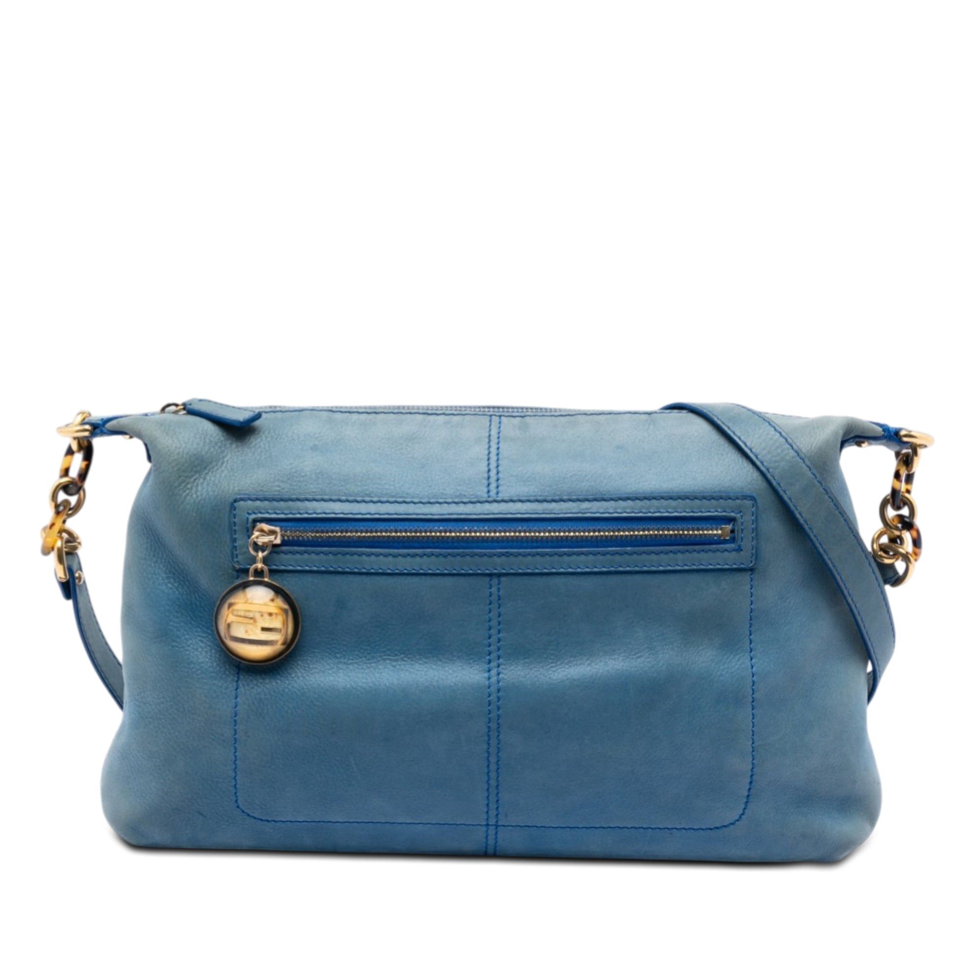 Fendi Metallic Calfskin Vitello Savana Forever Crossbody Size ONE SIZE - 1 Thumbnail