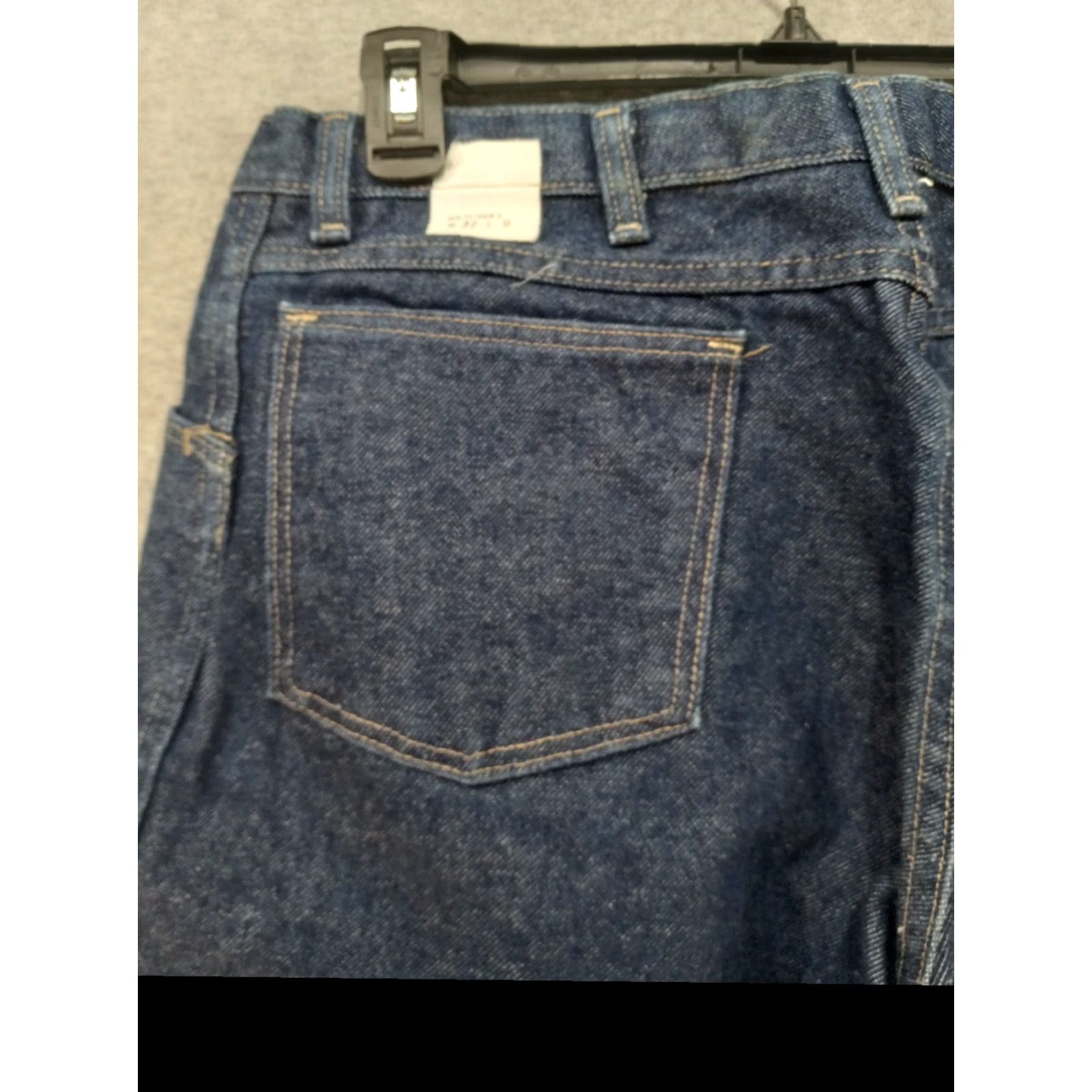 Vintage VINTAGE Bulwark Pants Men's Flame-Resistant FR Work Blue Jeans 32L Made In USA Read Size US 32 / EU 48 - 8 Thumbnail