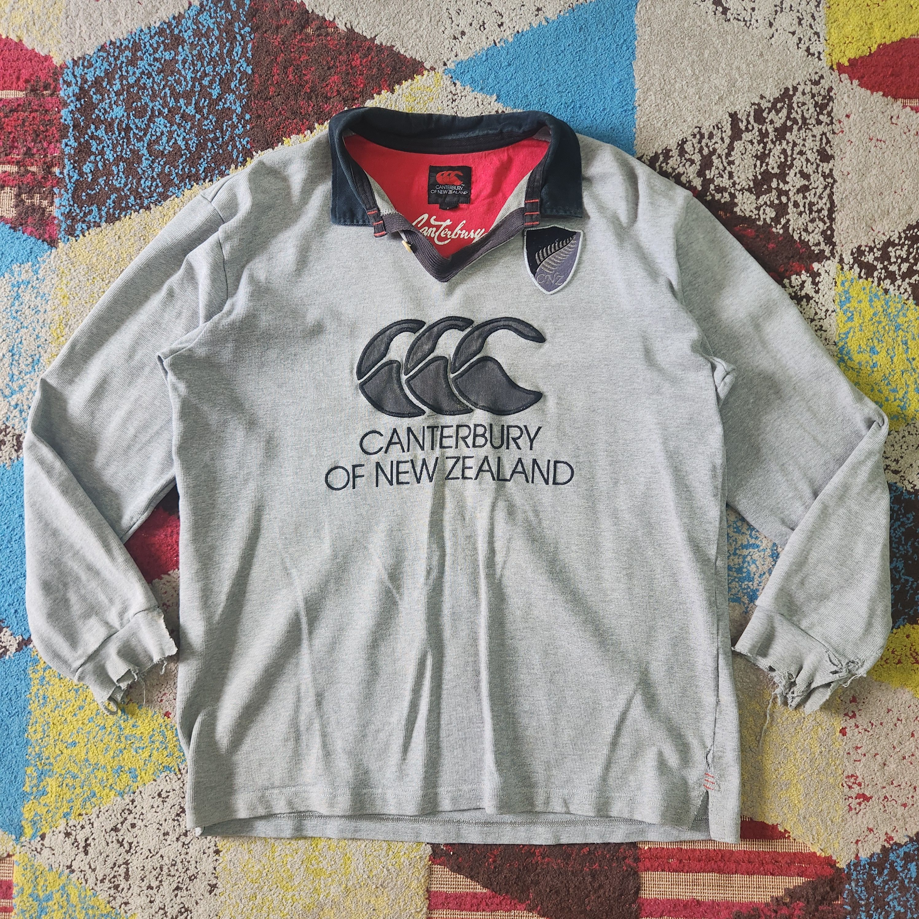Canterbury of New Zealand × Vintage Distressed Canterbury of New Zealand Polo Shirts Size US L / EU 52-54 / 3 - 3 Thumbnail