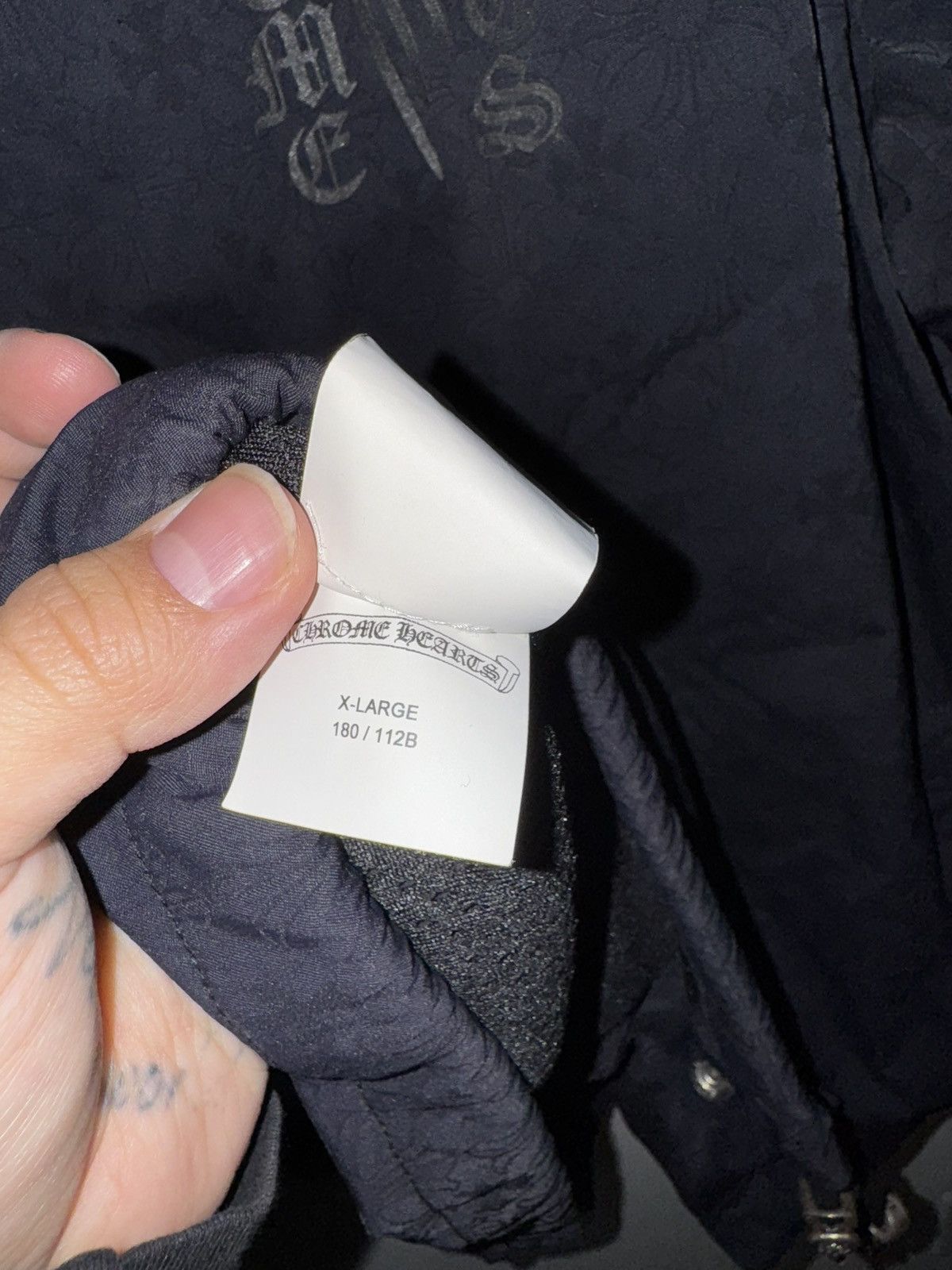 Chrome Hearts Chrome Hearts Eyechart Nylon Windbreaker Jacket Size US XL / EU 56 / 4 - 6 Thumbnail