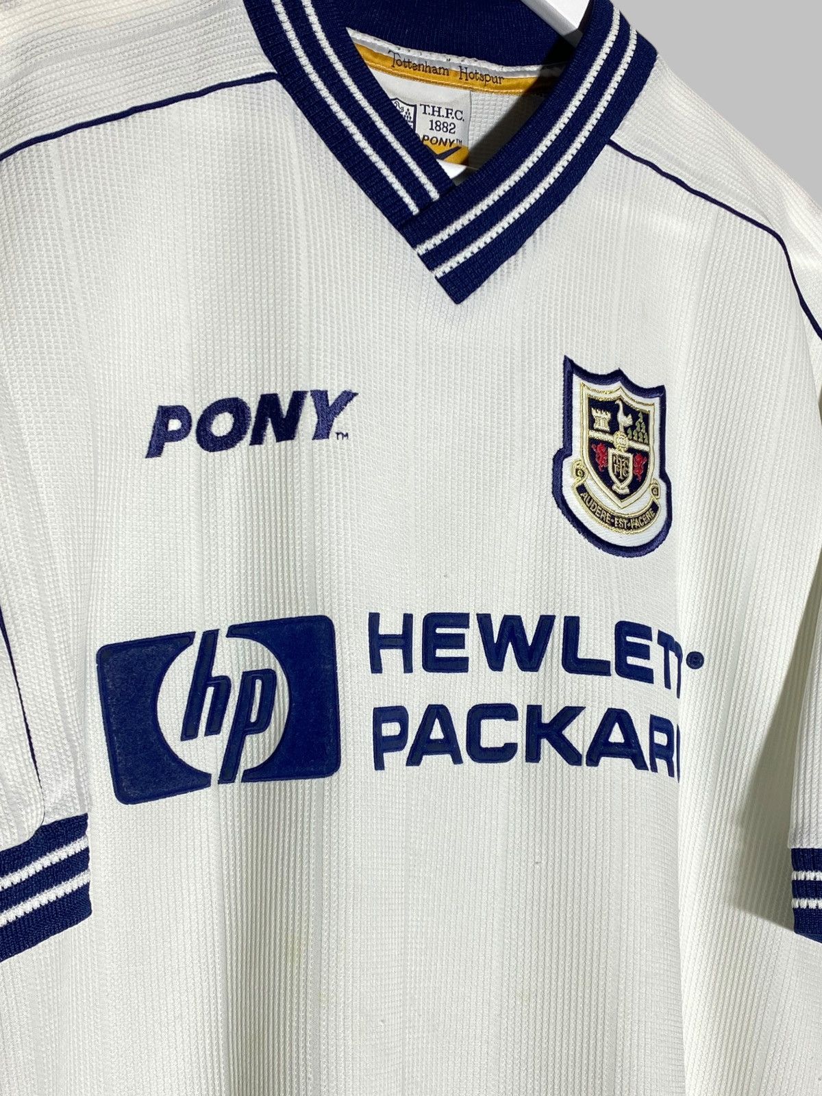 Vintage Pony Tottenham Hotspur 1997/98 Home Football Shirt Jersey Size US M / EU 48-50 / 2 - 3 Thumbnail