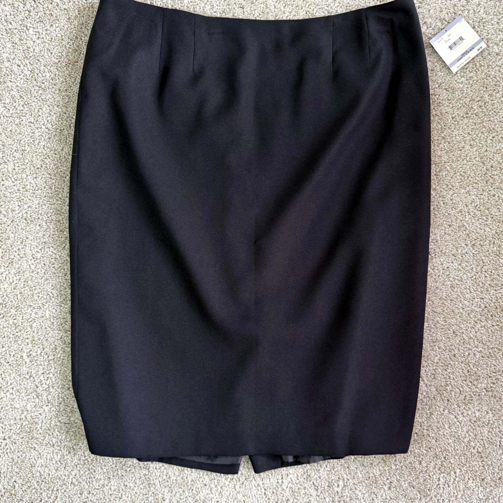 Kasper Kasper Skirt Womens 18 Black Solid Pencil Knee Length Lined Slit Work Office Womens 18 Black Solid Pencil Knee Length Lined Slit Work Office Size 40" / US 18 - 3 Thumbnail