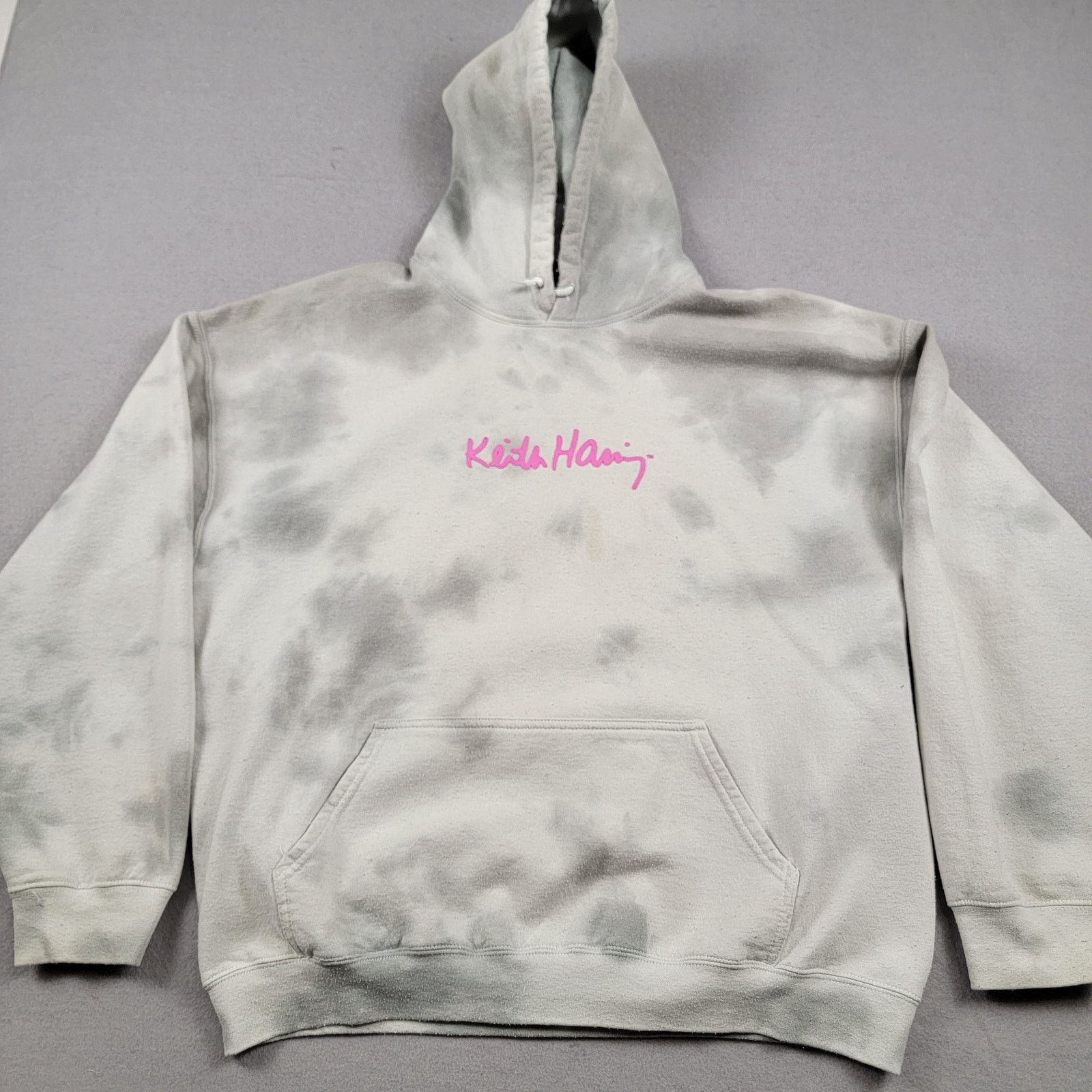 Ripple Junction Ripple Junction Keith Haring Pop Art Tie Dye Hoodie Sz L Size US L / EU 52-54 / 3 - 1 Thumbnail