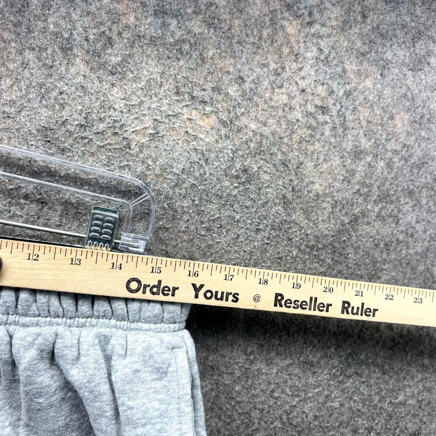 Reebok Reebok Jogger Men Medium Gray Fleece Lined Athletic Tapered Sweatpants Zip Size US 31 - 3 Thumbnail