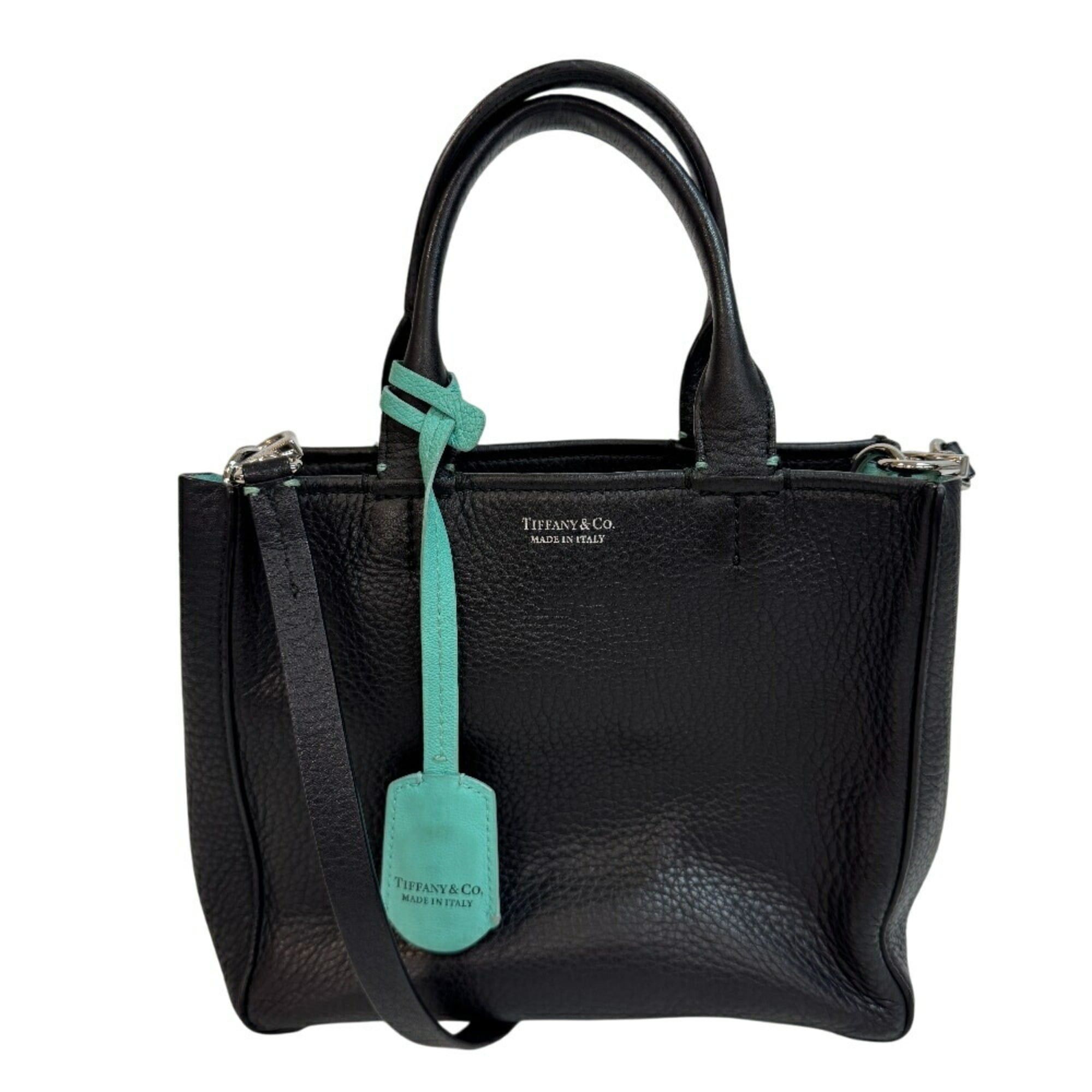 Tiffany & Co. TIFFANY & Co. Tiffany Micro Tote Mini Handbag Shoulder Bag Black Women's Size ONE SIZE - 1 Thumbnail