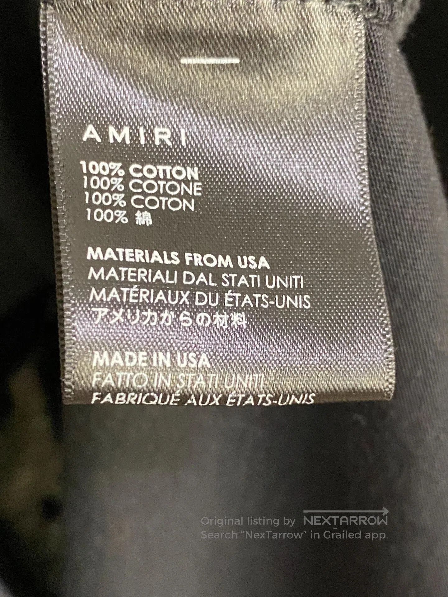 Amiri Amiri The Lost Boys Oversized T. Size US M / EU 48-50 / 2 - 8 Thumbnail