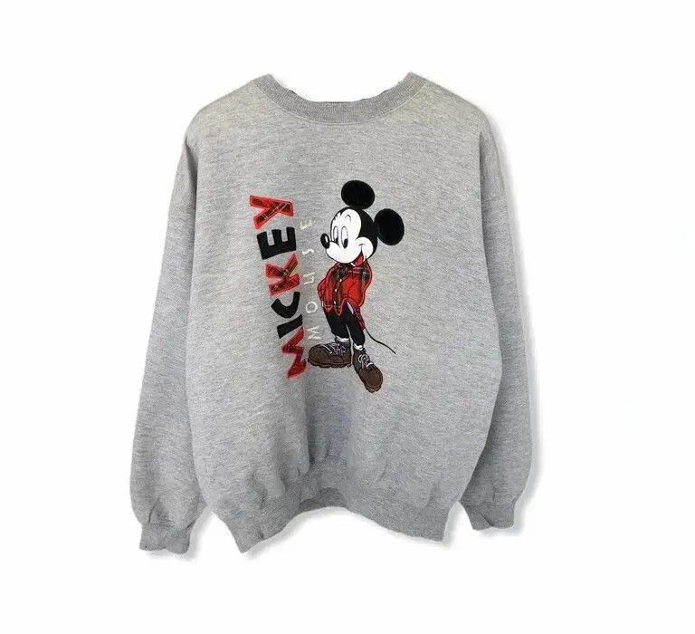Disney × Mickey Mouse × Vintage Vintage Mickey Mouse Cartoon Sweatshirt Size US M / EU 48-50 / 2 - 1 Thumbnail