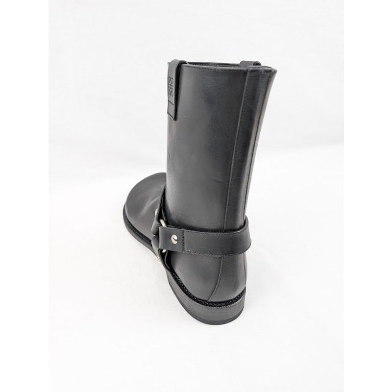 Loewe o1rshd1 Campo Leather Biker Boots in Black Size US 9 / EU 42 - 13 Thumbnail