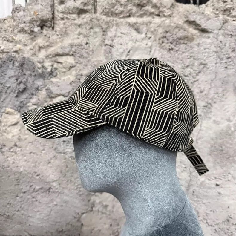Saint Laurent Paris Saint Laurent Patterned Cap Hat-2507 Size ONE SIZE - 8 Thumbnail
