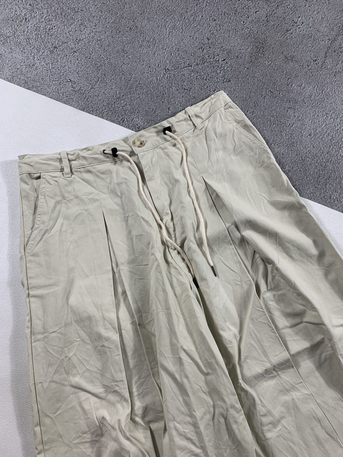 Yohji Yamamoto Costes one tuck twill balloon pants Size US 35 - 6 Thumbnail