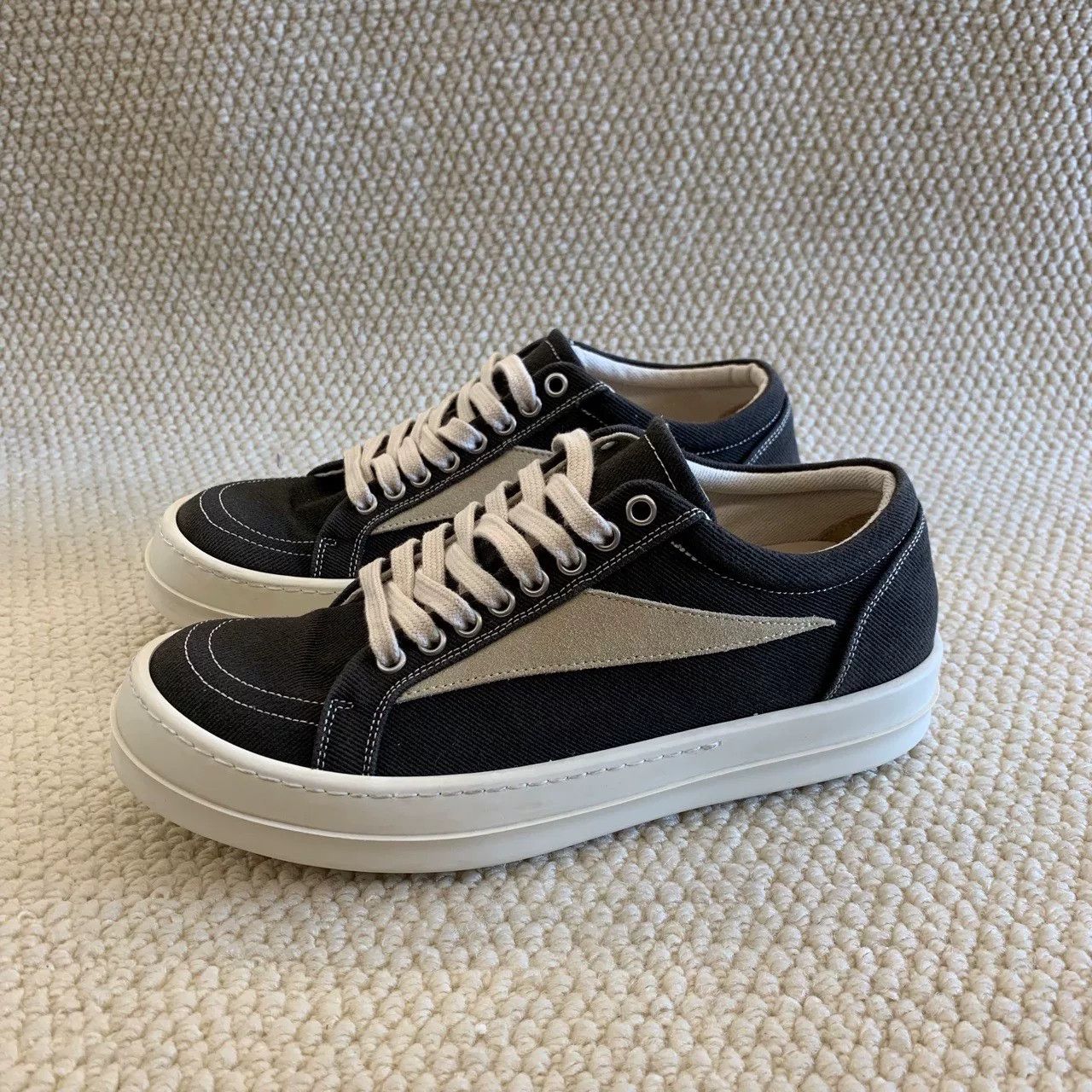 Rick Owens rick owens x vans classic canvas sneakers Size US 7 / EU 40 - 1 Thumbnail