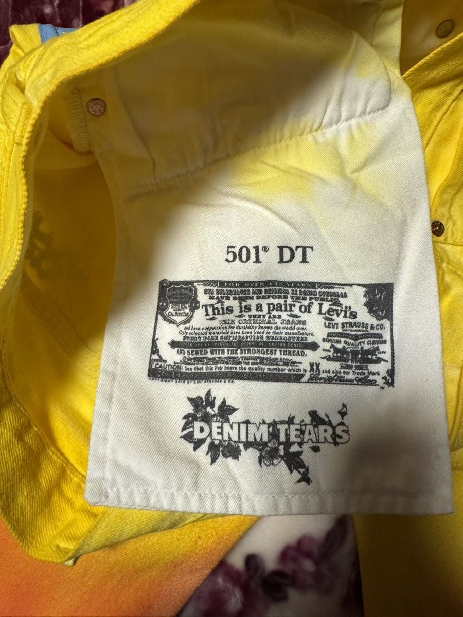 (B).Stroy × DENIM TEARS × Levi's (B) Stroy x Denim Tears x Levis 501 “Sunset” Denim Size US 34 / EU 50 - 6 Thumbnail