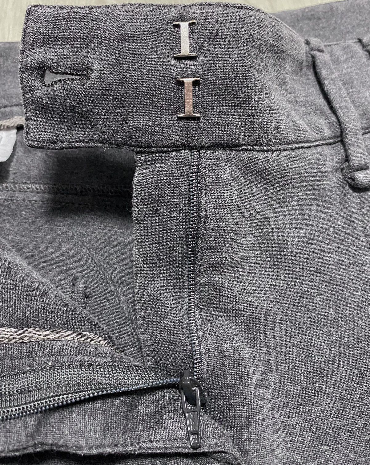 Brunello Cucinelli Womens Gunex Brunello Cucinelli Gray Stretchy Trousers Pants Size 28" / US 6 / IT 42 - 16 Thumbnail