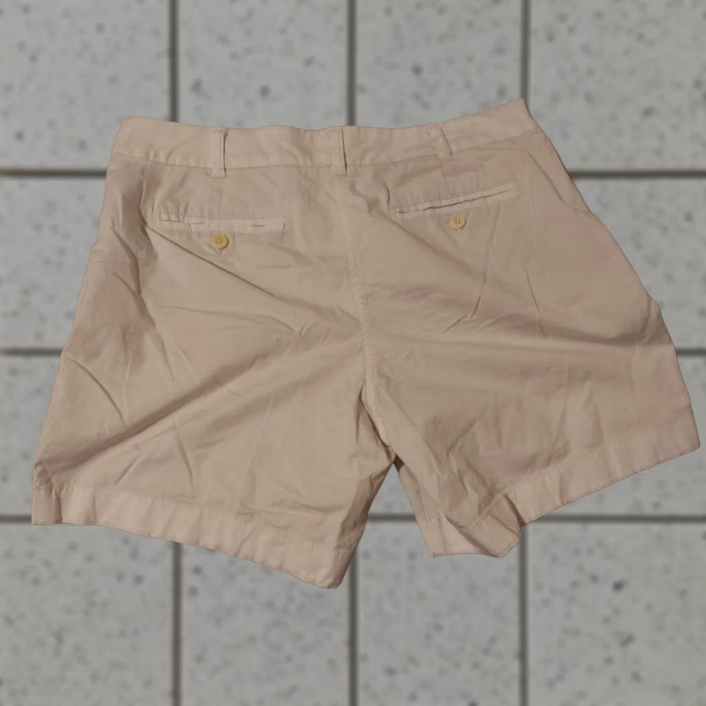 J.Crew J. Crew Shorts Womens Size 12 Beige Cotton Chino Casual Size 34" / US 12 / IT 48 - 1 Thumbnail