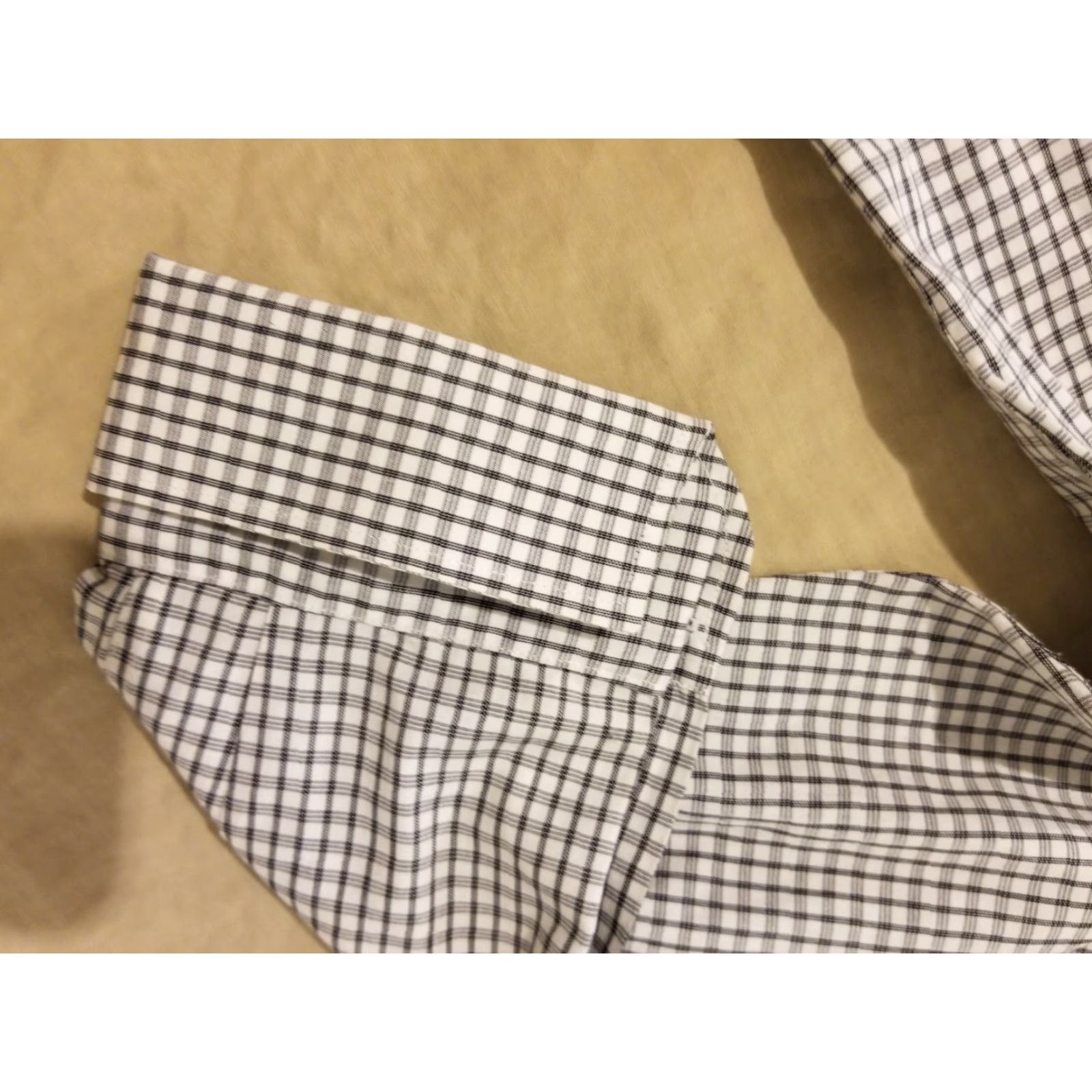 Brooks Brothers Womens Brooks Brothers Dress Shirt Blouse 8 Gray Cotton Button Shirt Womens Size M / US 6-8 / IT 42-44 - 3 Thumbnail