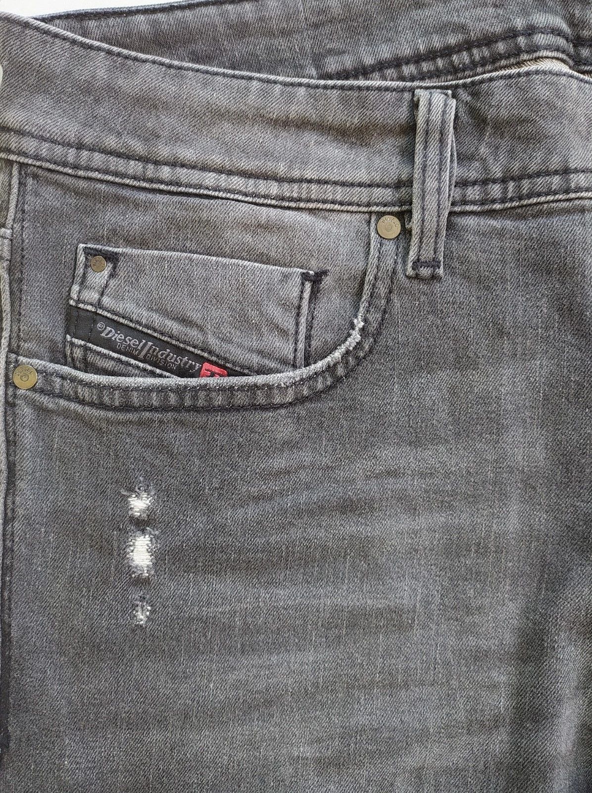 Diesel Diesel TROXER L.32 MENS JEANS SLTP/9996 Size US 34 / EU 50 - 4 Thumbnail