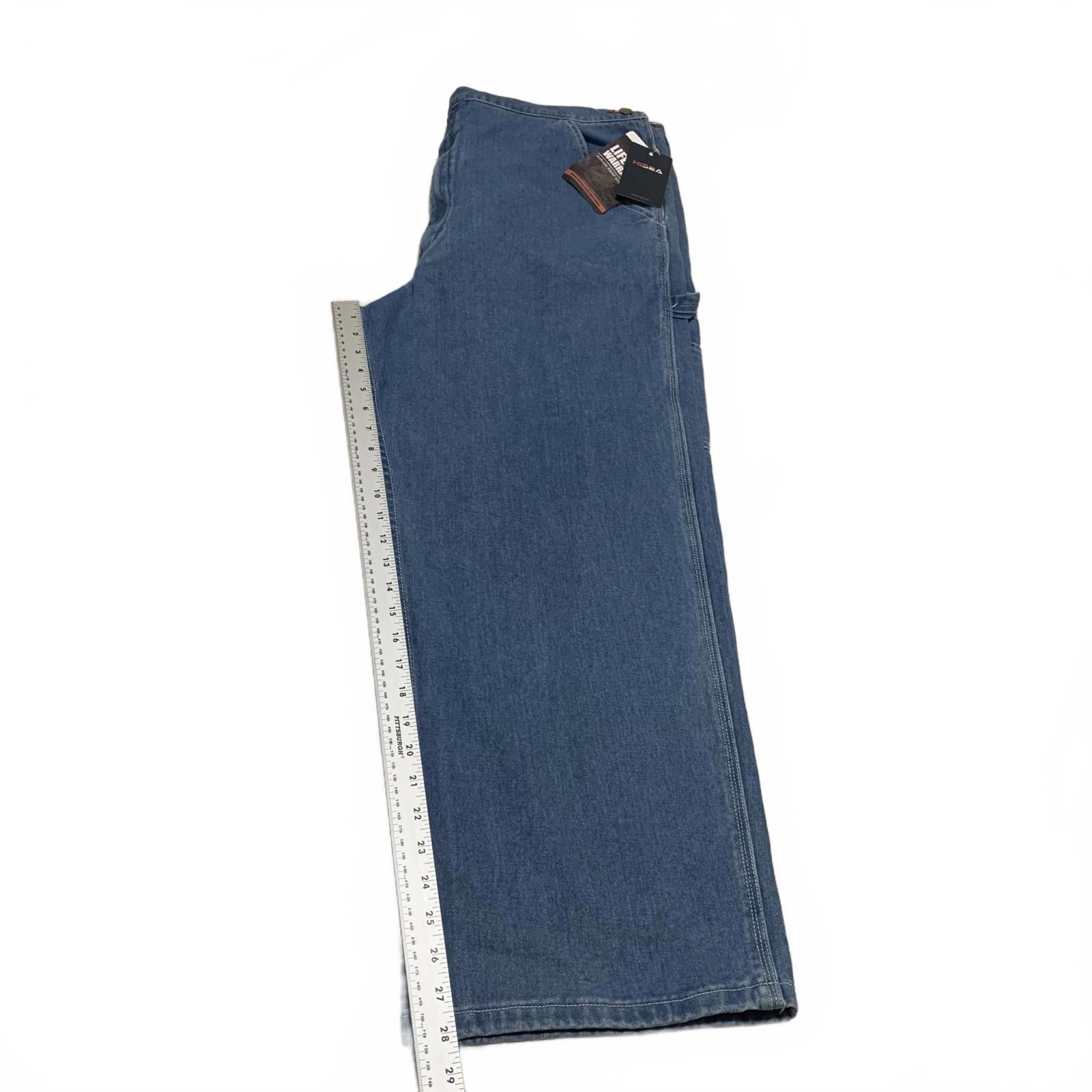 HIDEAWAYS NWT Hisea Men's Blue Denim Overalls 40W x 30L Cotton Size US 40 / EU 56 - 5 Thumbnail