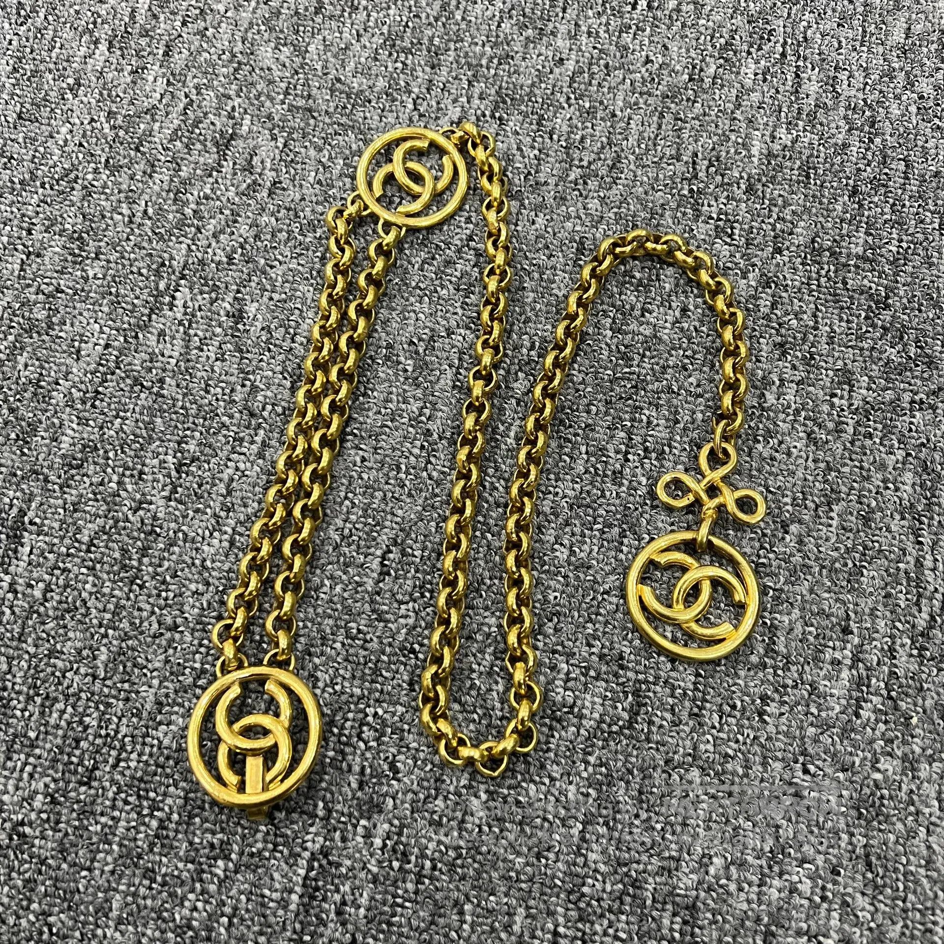 Chanel Chanel Circular Double-C Layered China-Joint Belt Chain Ne Size ONE SIZE - 4 Thumbnail