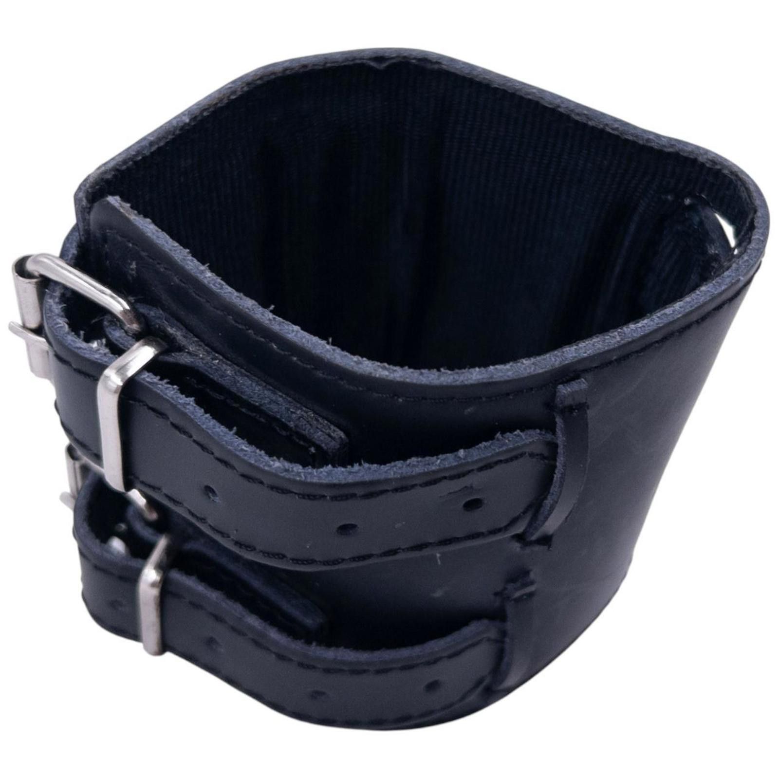 Jean Paul Gaultier Vintage Jean Paul Gaultier Leather Wrist Cuff Size ONE SIZE - 6 Thumbnail