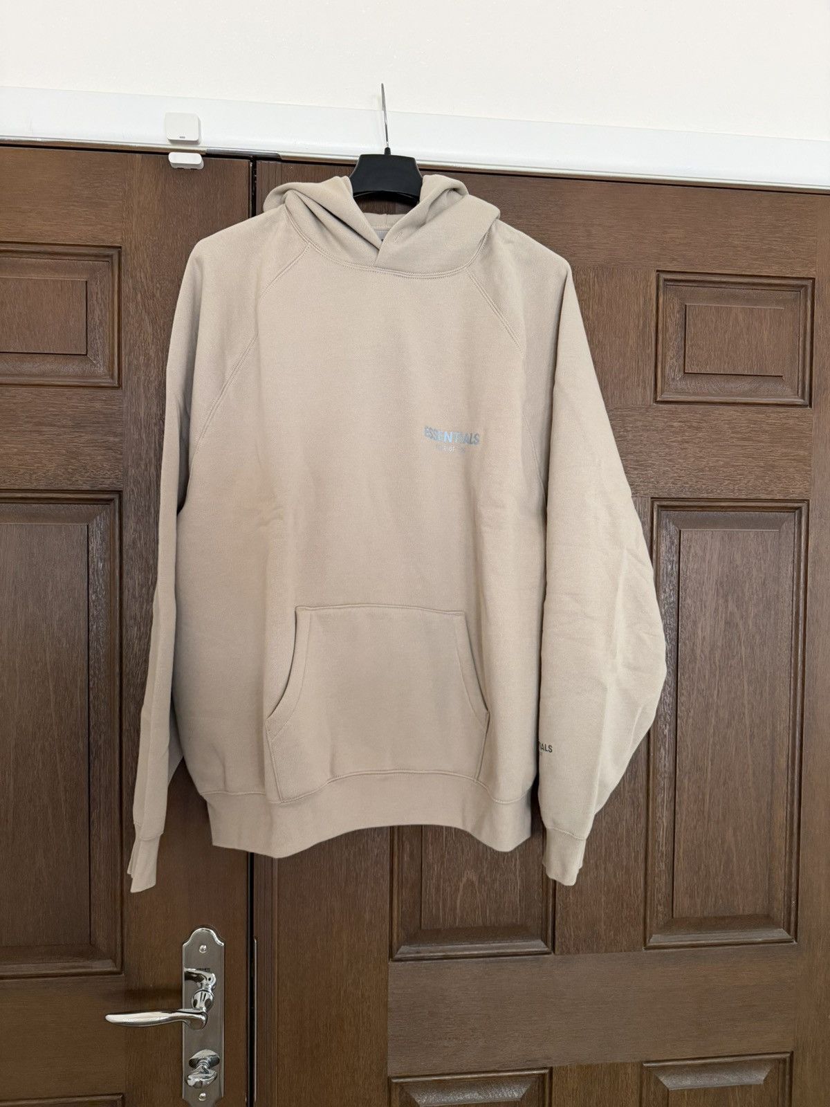 Essentials Fear of God tan string hoodie XL NEW