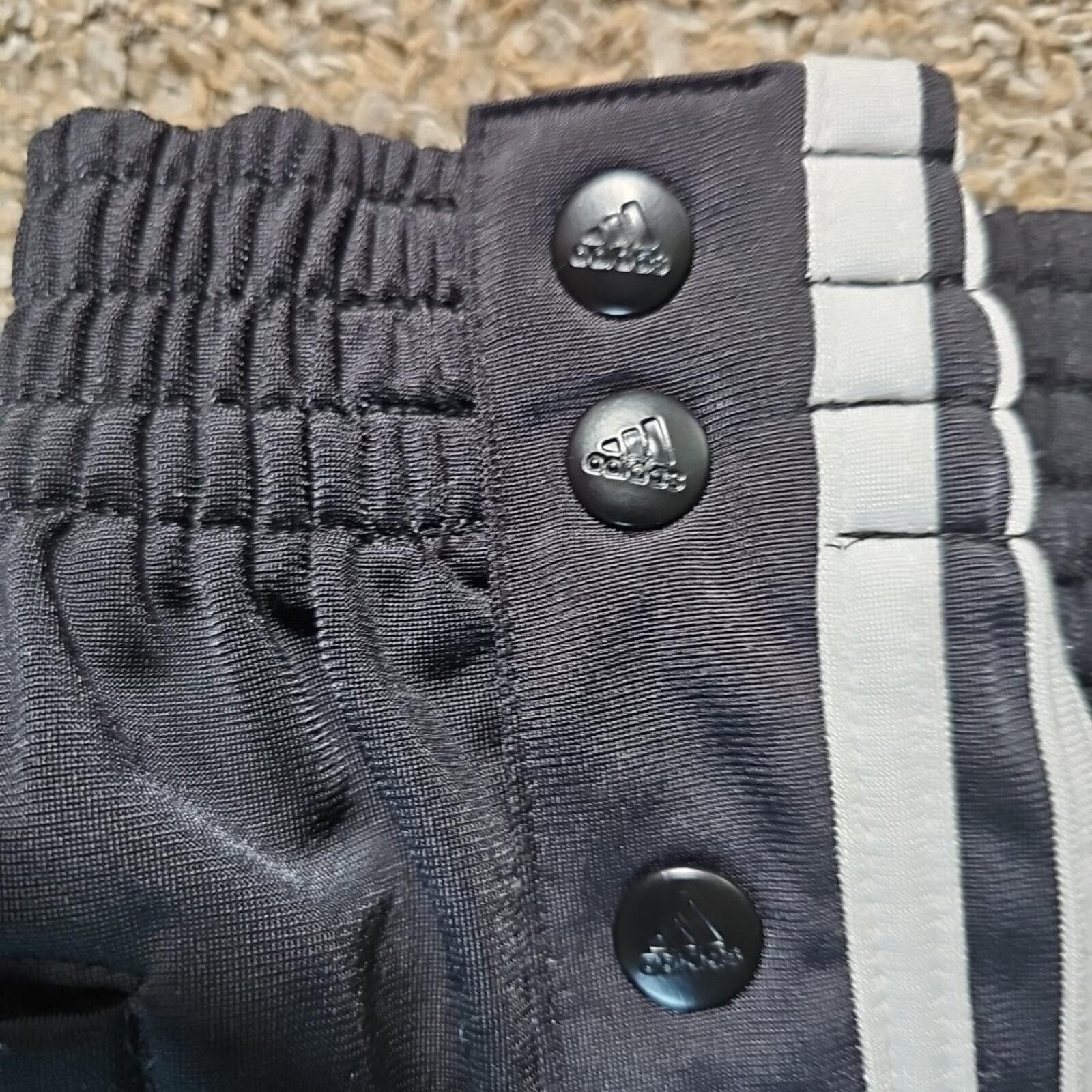 Adidas Adidas 2XL Snap Tear Away Track Basketball Pants Size US 40 / EU 56 - 8 Thumbnail